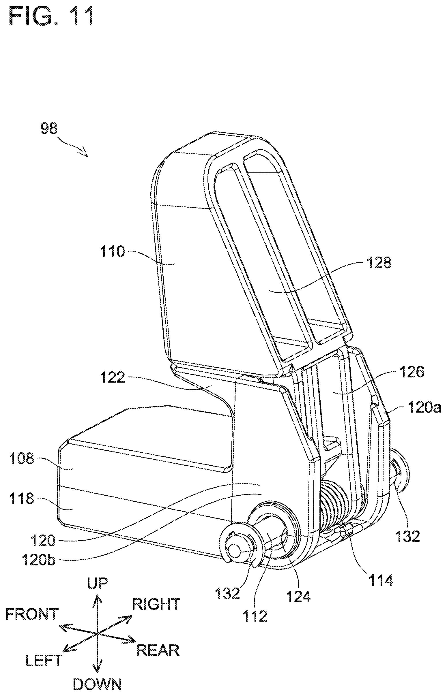 Patent US12610885 Figure 11 – Working machine