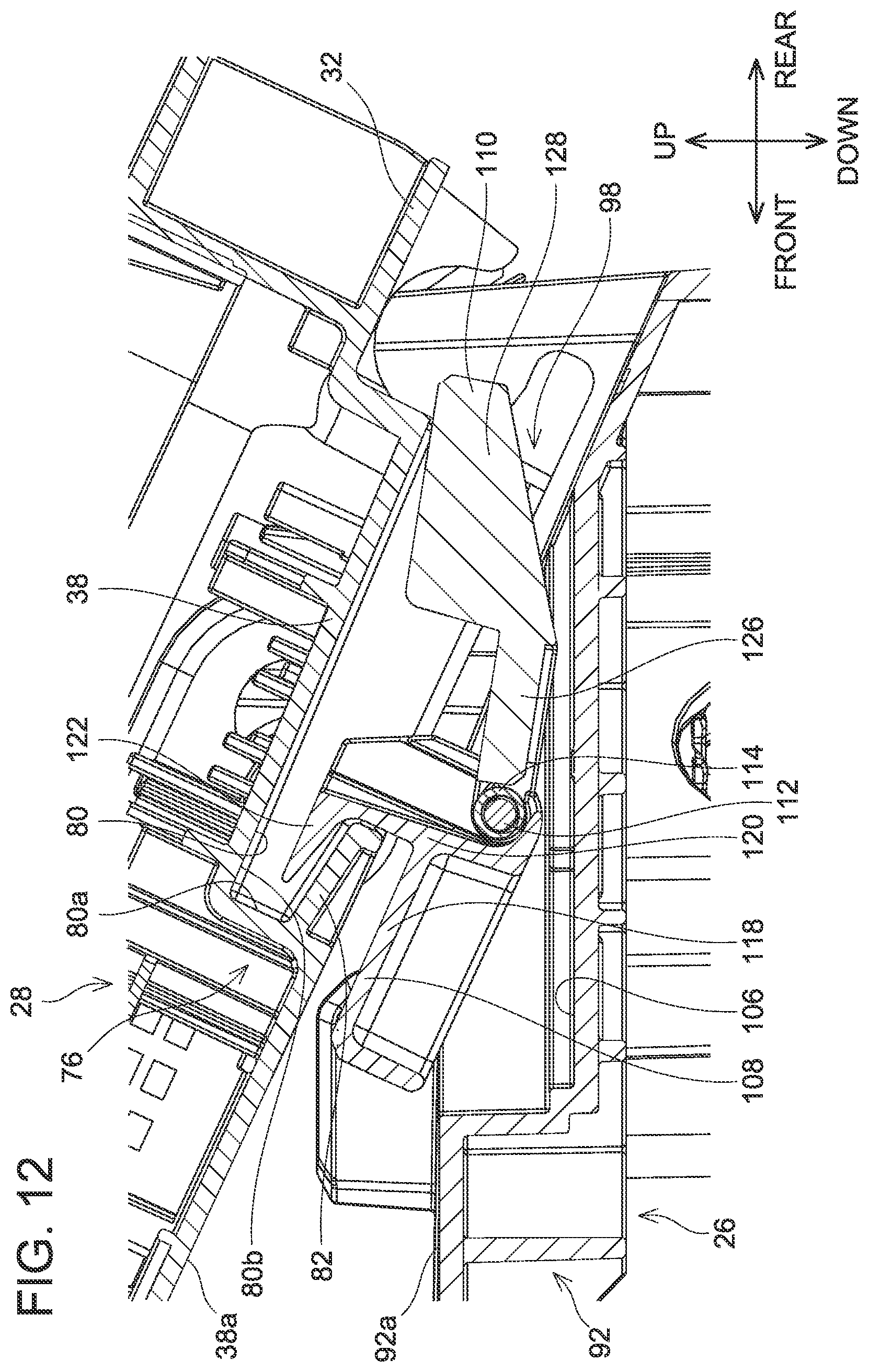 Patent US12610885 Figure 12 – Working machine