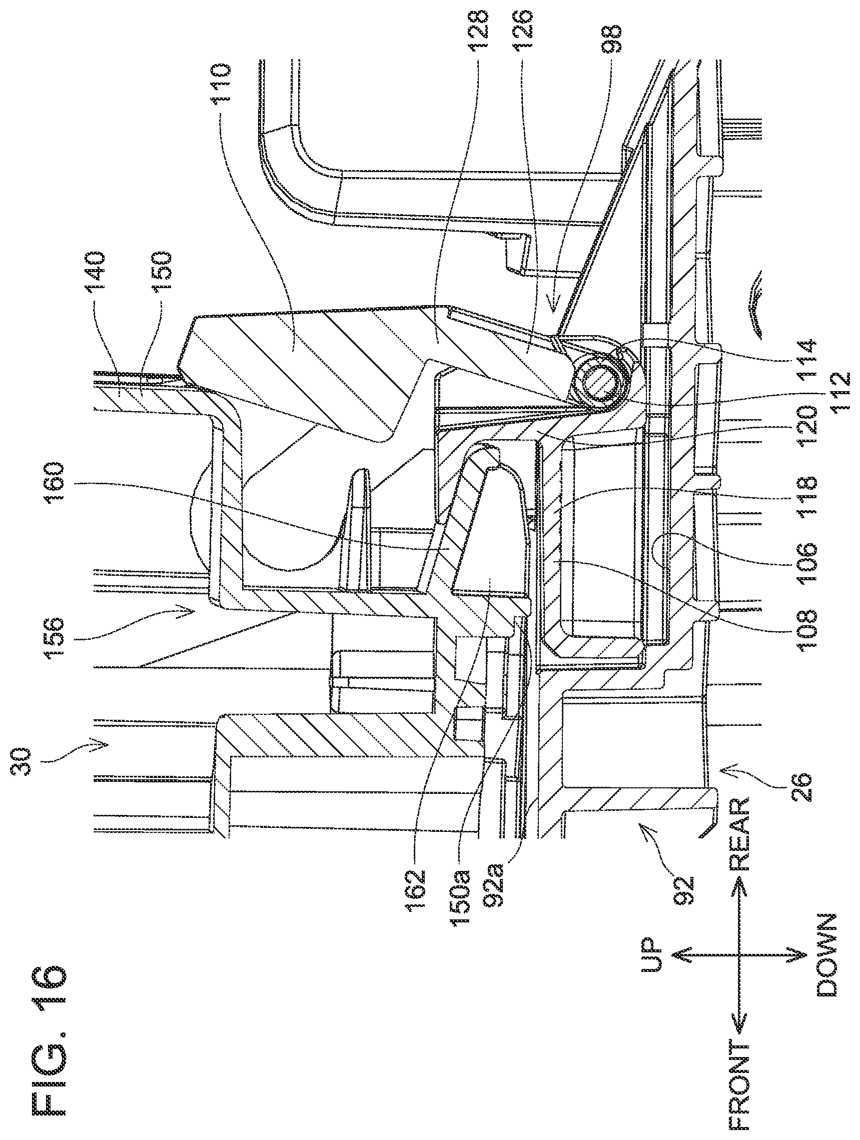 Patent US12610885 Figure 16 – Working machine