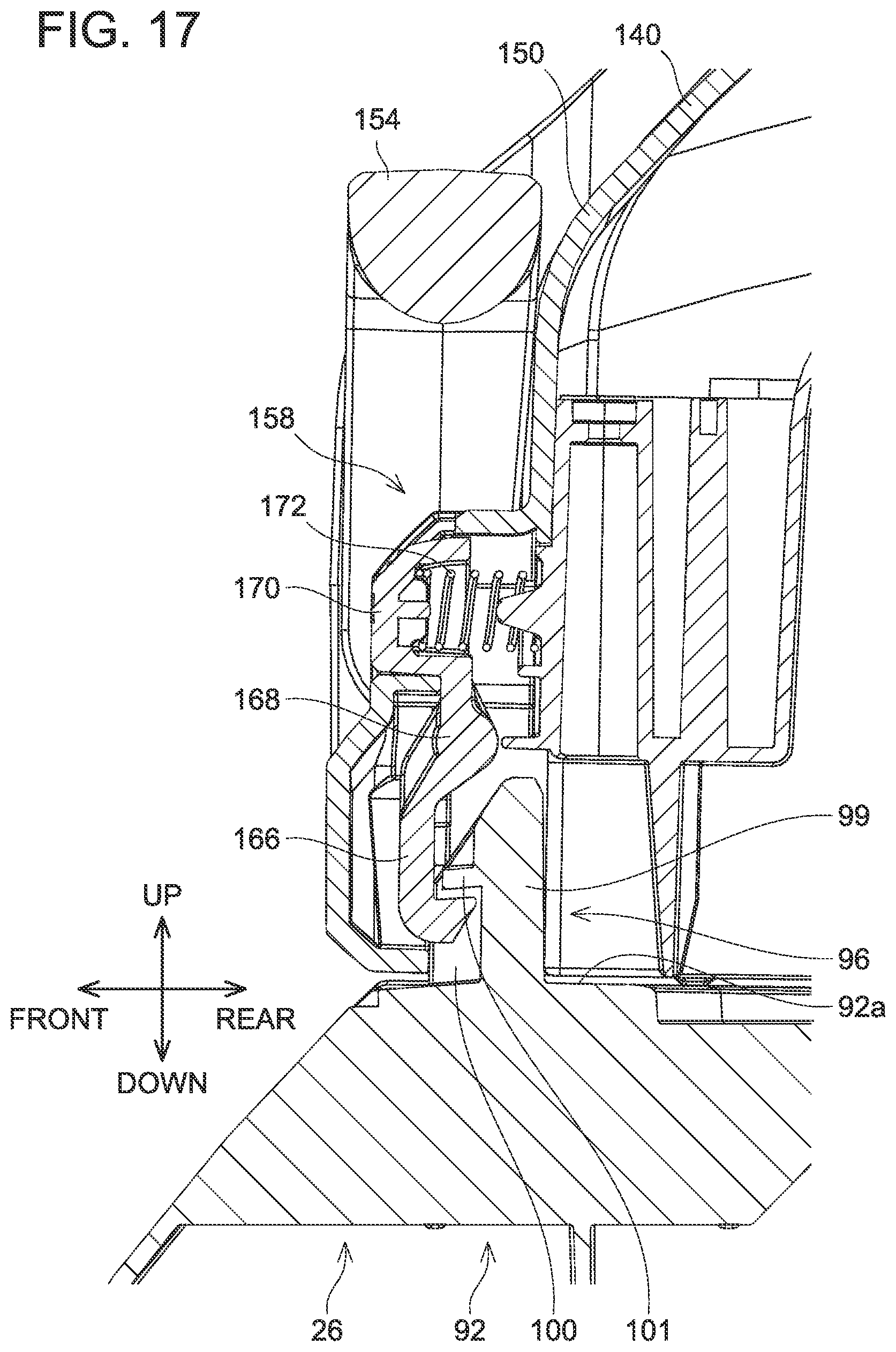 Patent US12610885 Figure 17 – Working machine