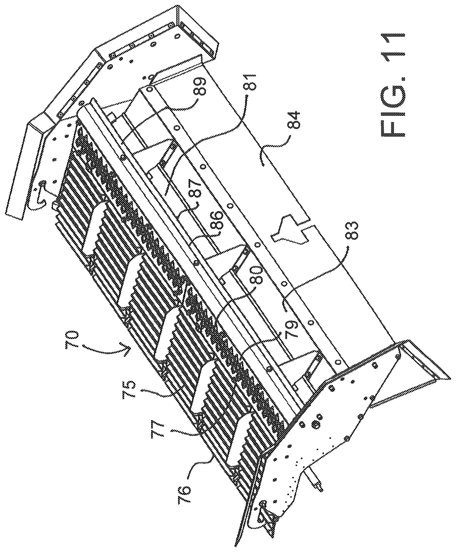 Patent US12610886 Figure 12 – Weed seed destruction on a combine harvester including transferring grain from the grain loss sensor to the destructor