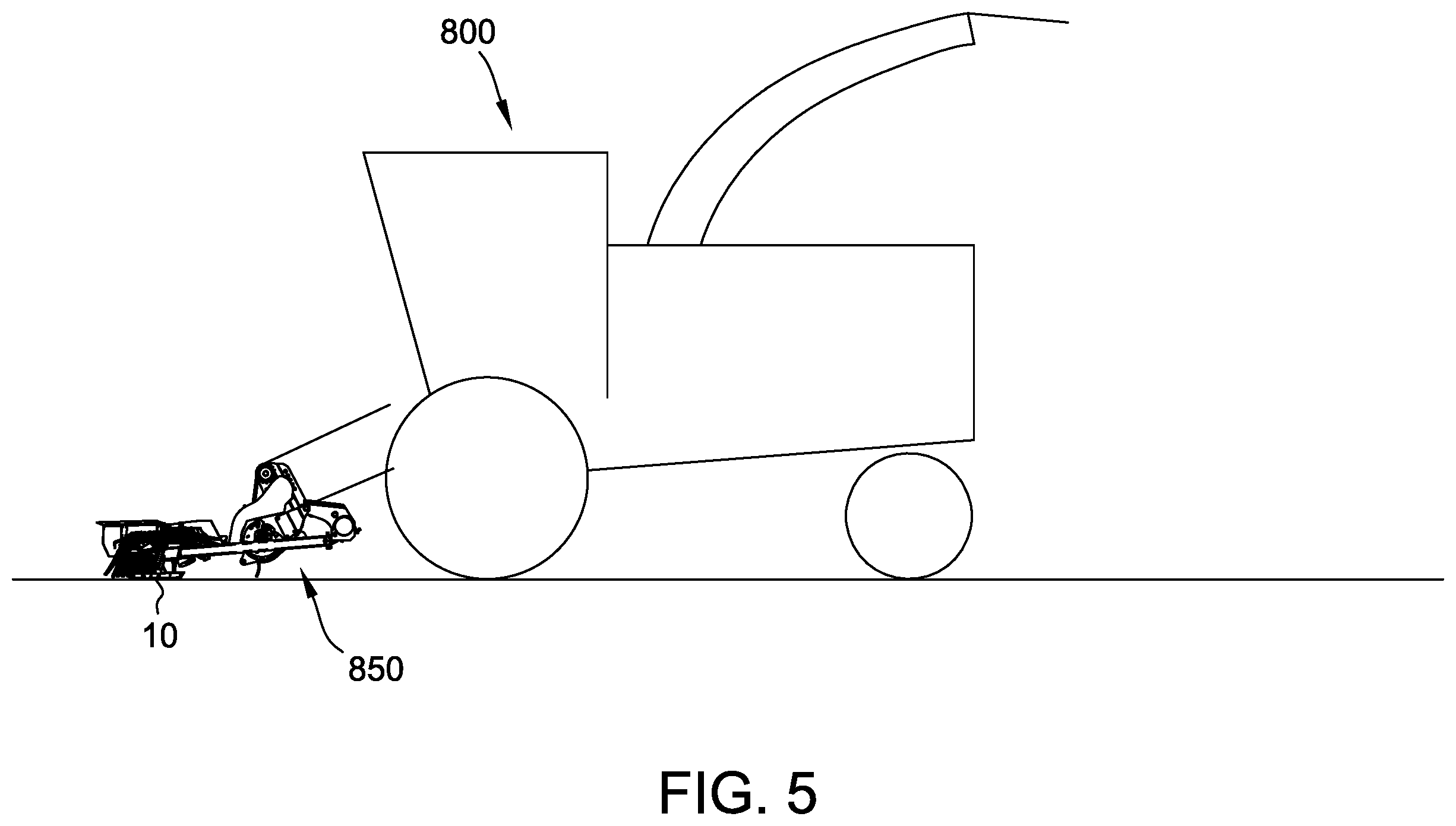 Patent US12610890 Figure 5 – Rake apparatus