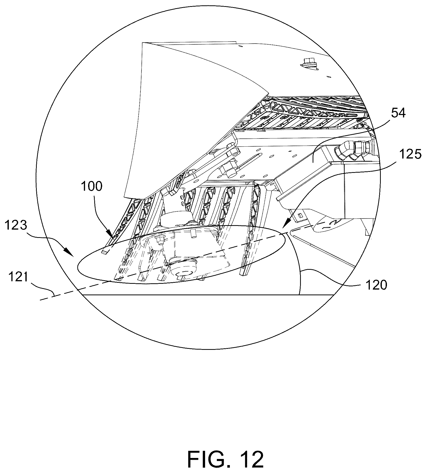 Patent US12610890 Figure 12 – Rake apparatus