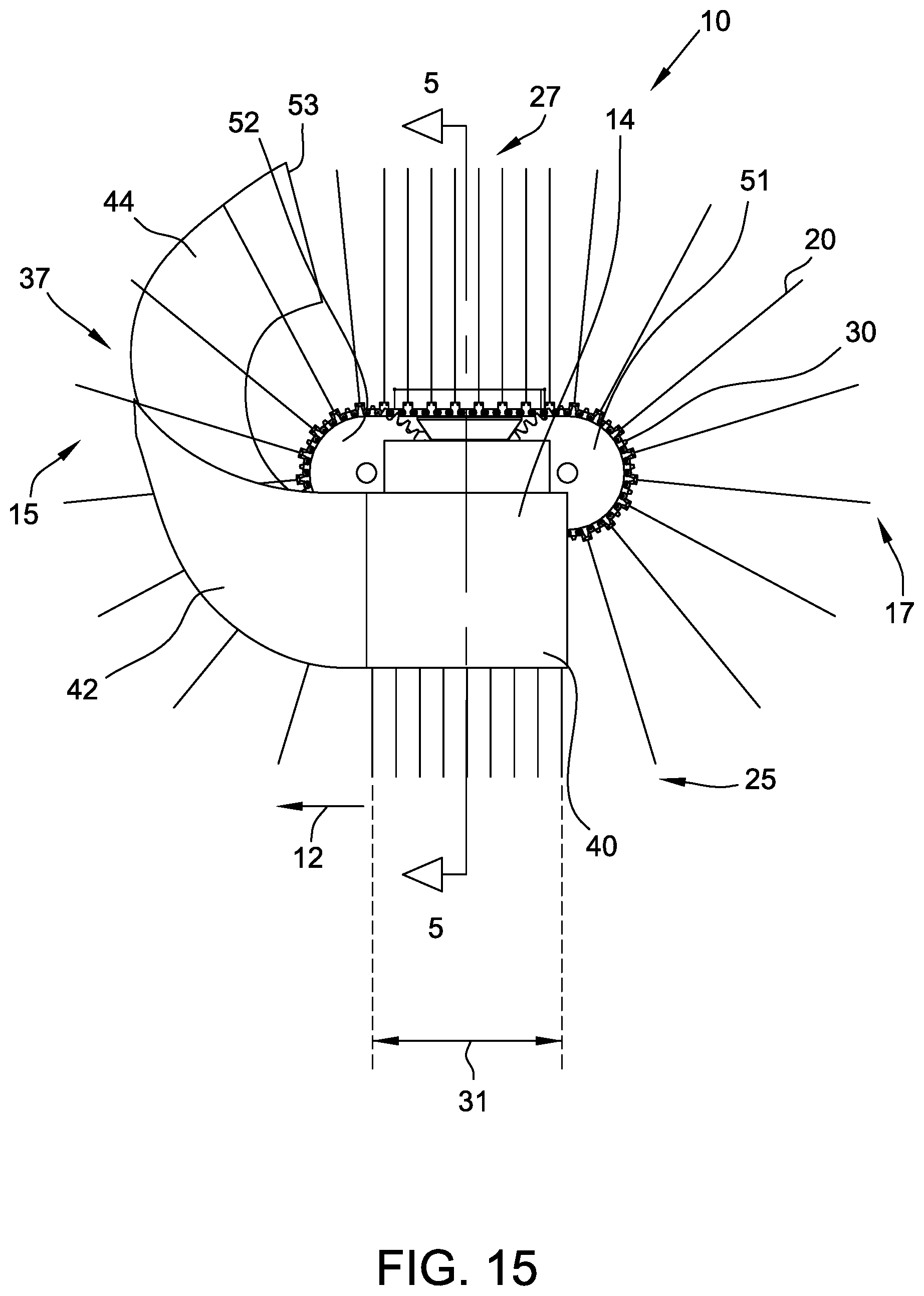 Patent US12610890 Figure 15 – Rake apparatus