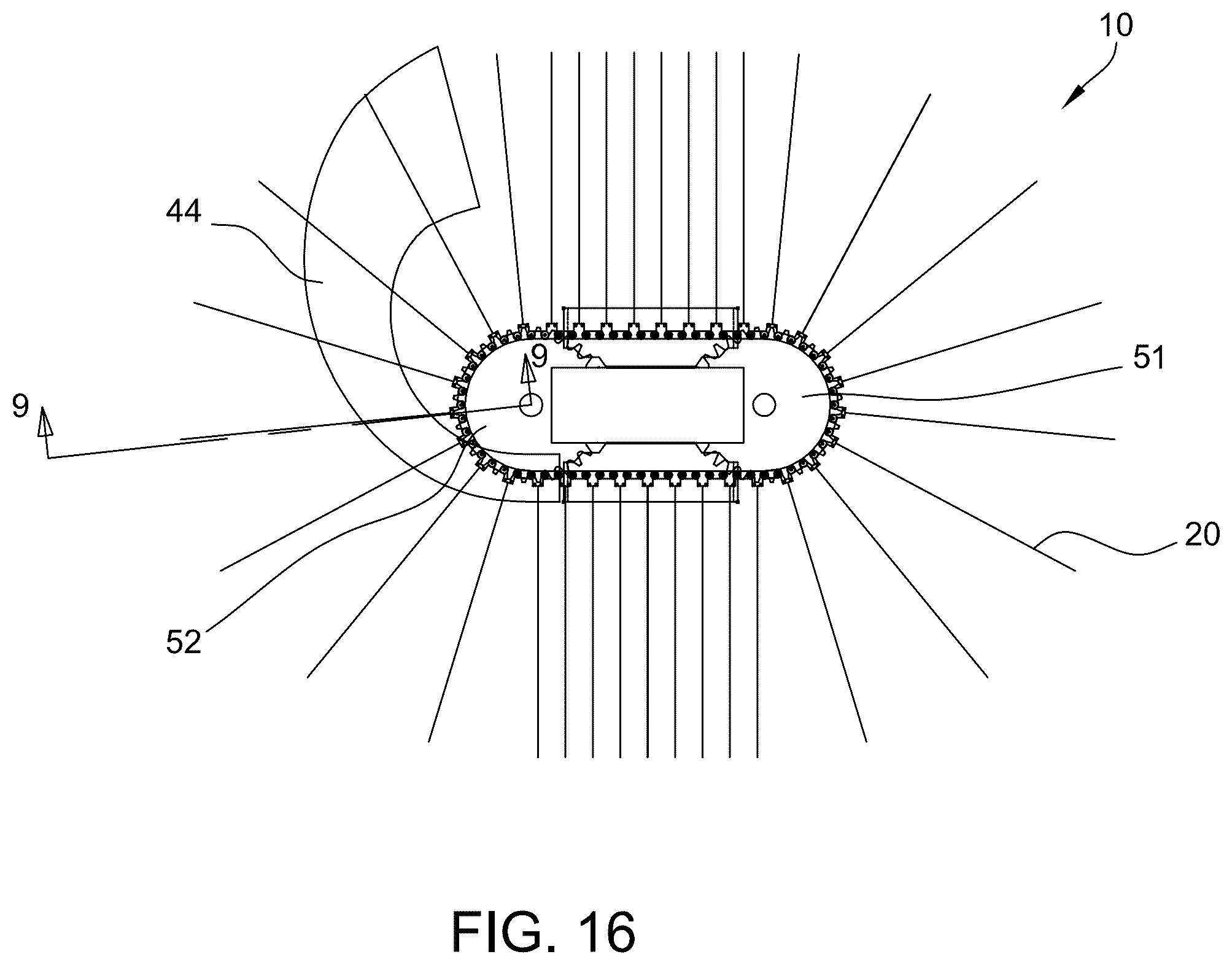 Patent US12610890 Figure 16 – Rake apparatus