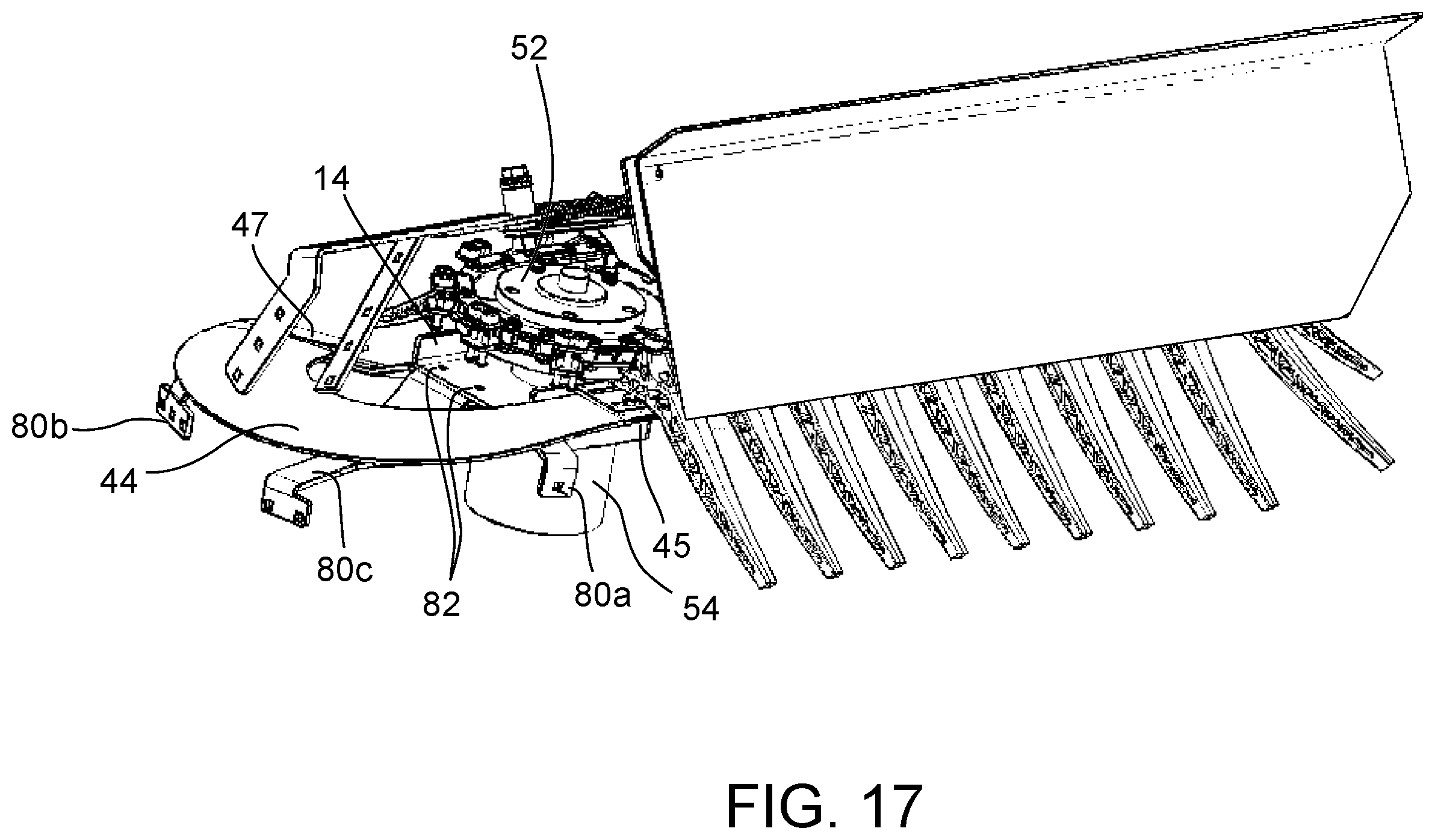 Patent US12610890 Figure 17 – Rake apparatus