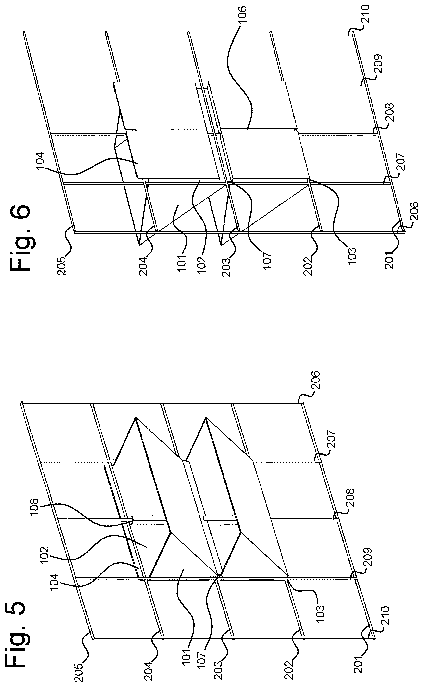 Patent US12610894 Figure 3 – System comprising a structure for removably attaching one or more holders for plants, and at least one holder