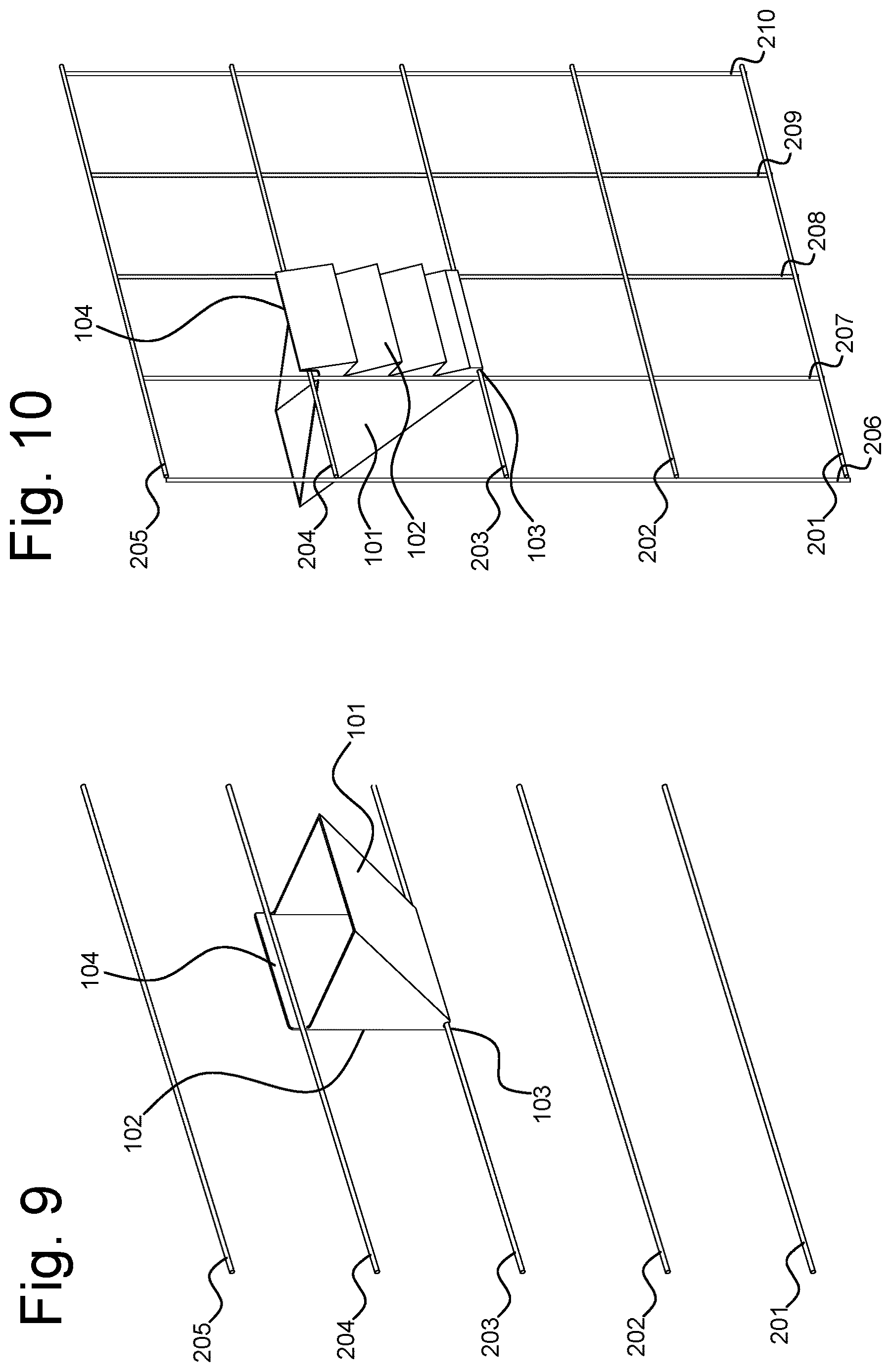 Patent US12610894 Figure 5 – System comprising a structure for removably attaching one or more holders for plants, and at least one holder
