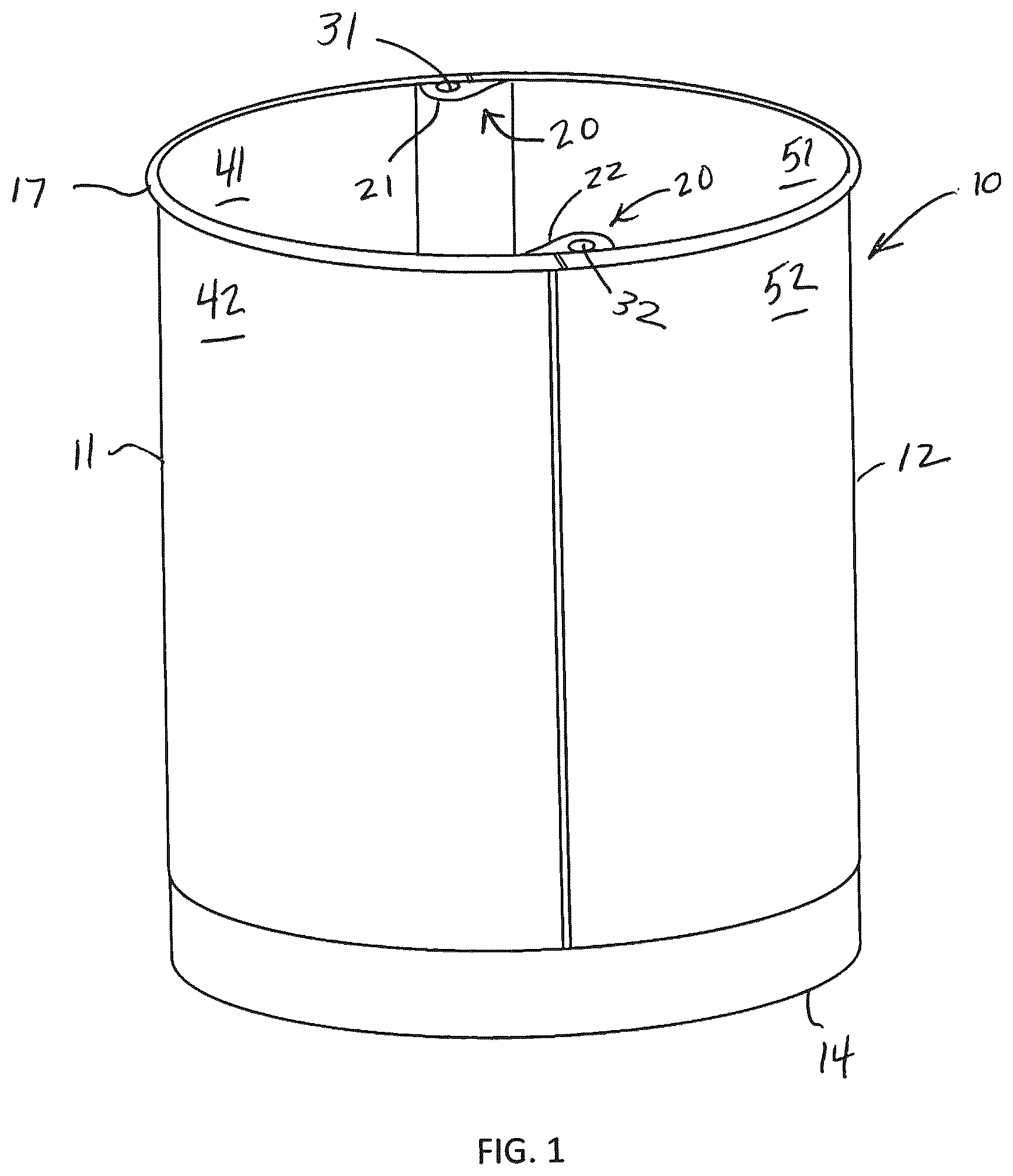Patent US12610896 — Deconstructable plant pot — Figure 1