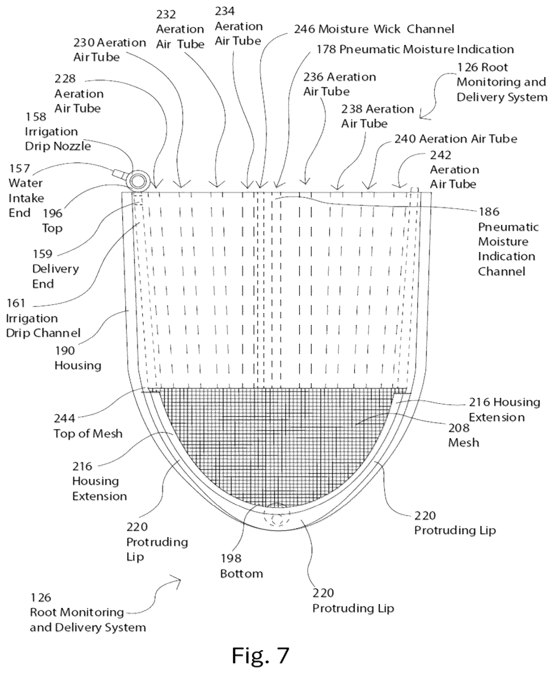Patent US12610897 Figure 7 – Smart plant monitoring and delivery system for maintaining healthy vegetation