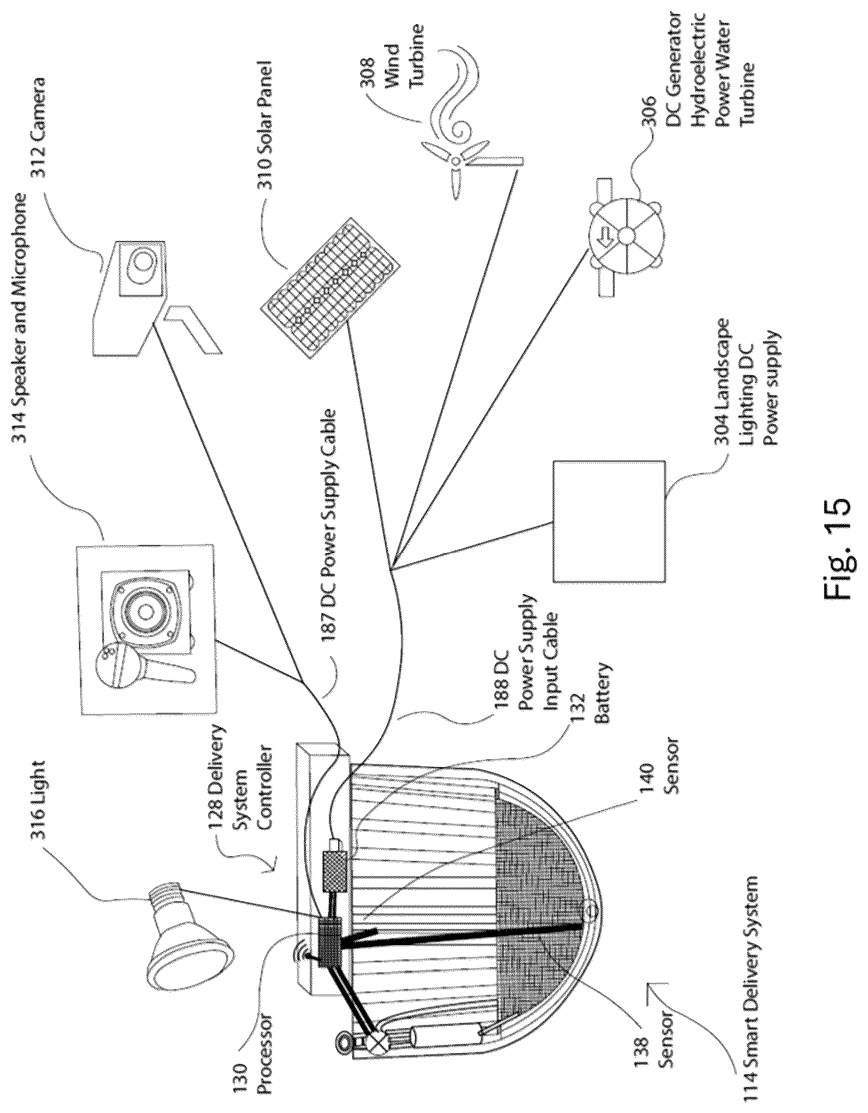 Patent US12610897 Figure 14 – Smart plant monitoring and delivery system for maintaining healthy vegetation