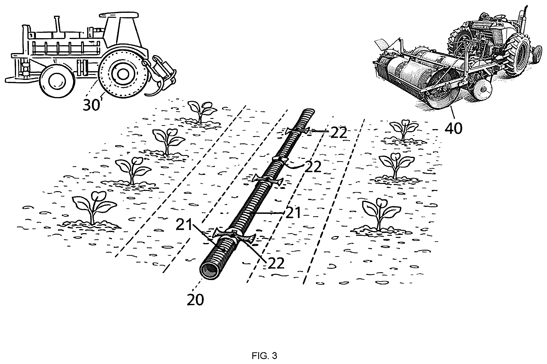 Patent US12610898 Figure 3 – Method for preserving and strengthening seedlings in continuous cropped cotton field with soil moisture deficiency in desert oasis