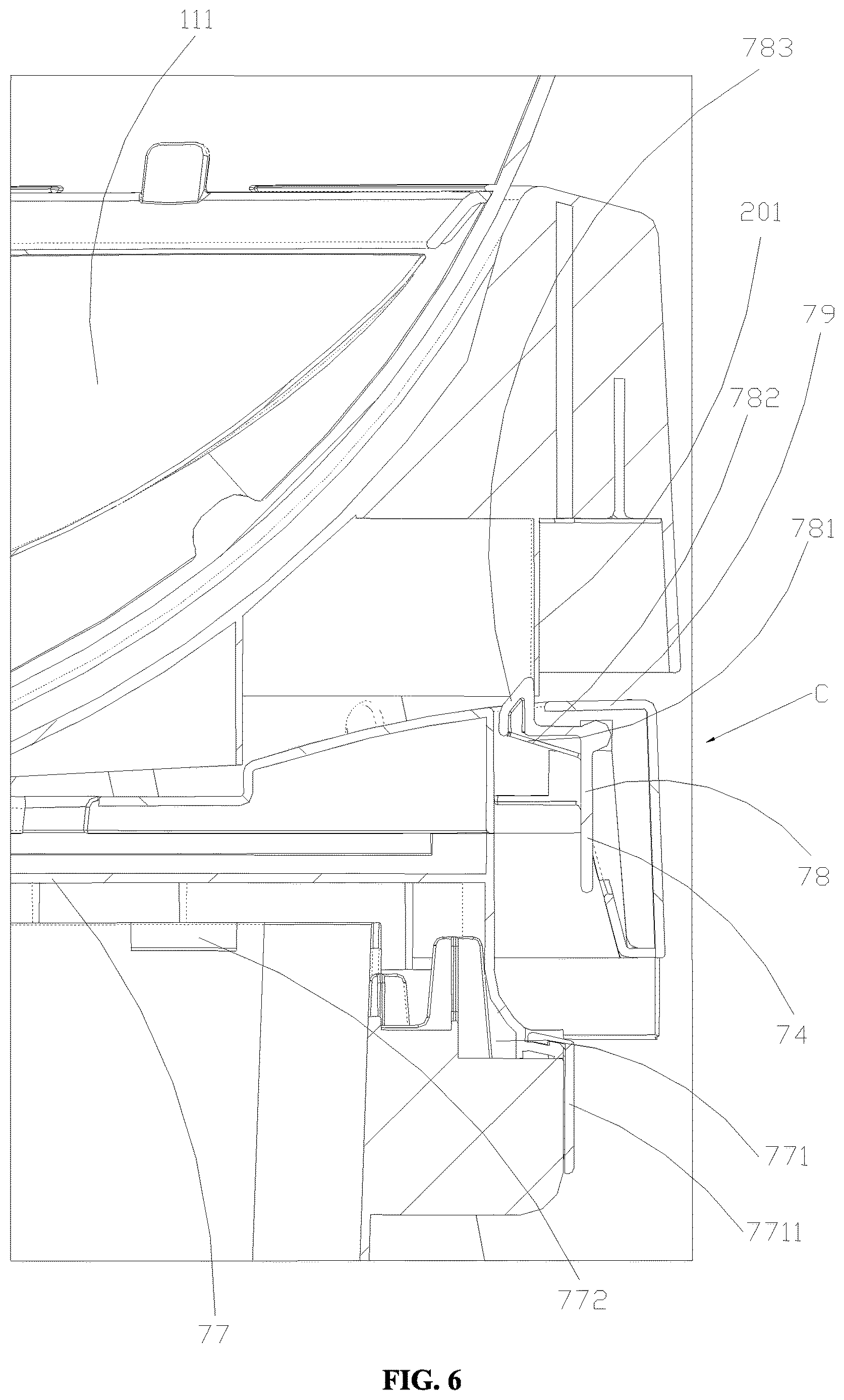 Patent US12610921 Figure 6 – Pet toilet
