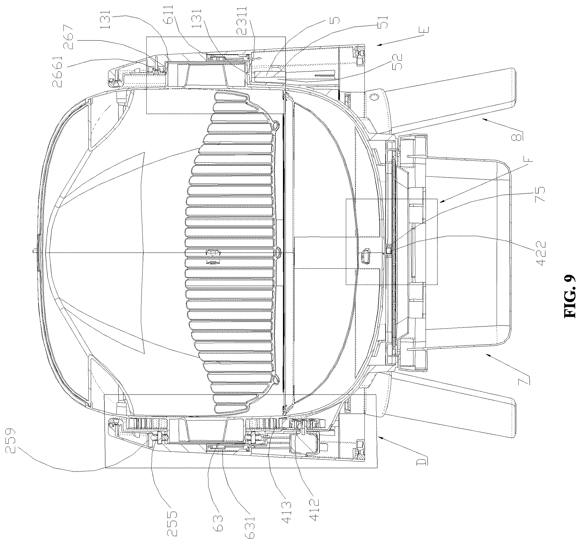 Patent US12610921 Figure 9 – Pet toilet