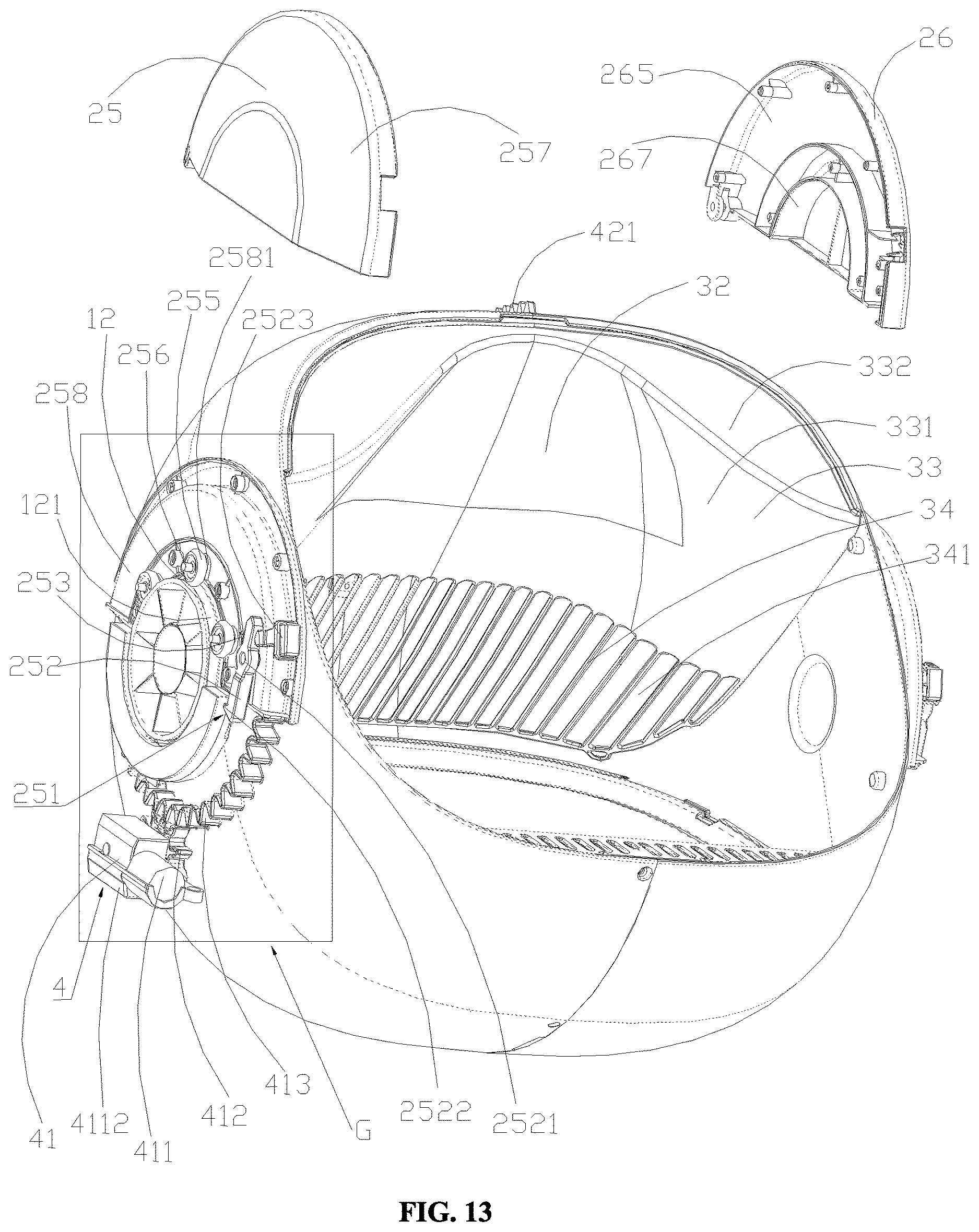 Patent US12610921 Figure 13 – Pet toilet