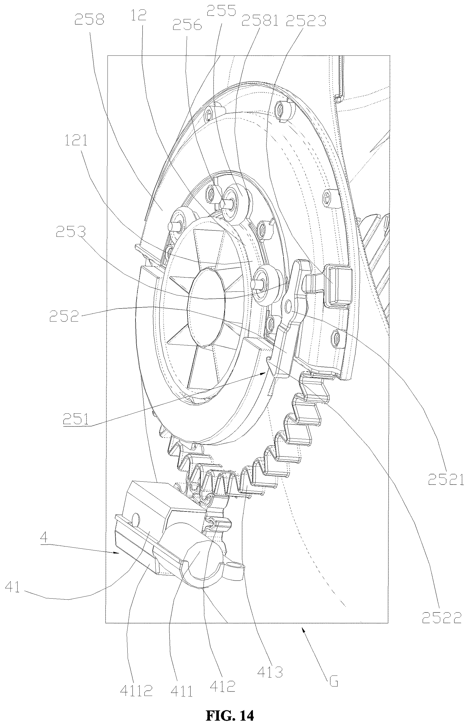 Patent US12610921 Figure 14 – Pet toilet