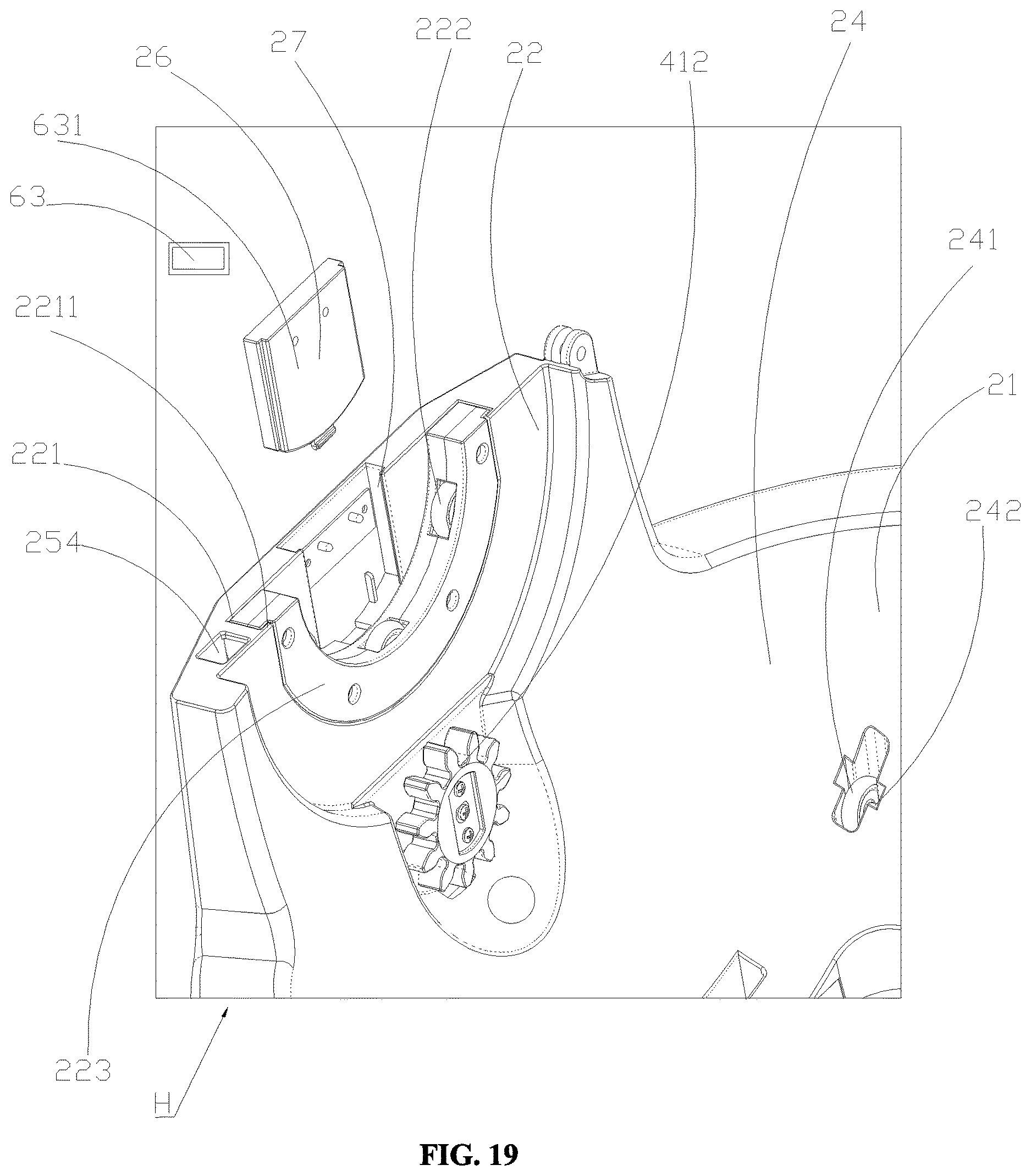 Patent US12610921 Figure 19 – Pet toilet