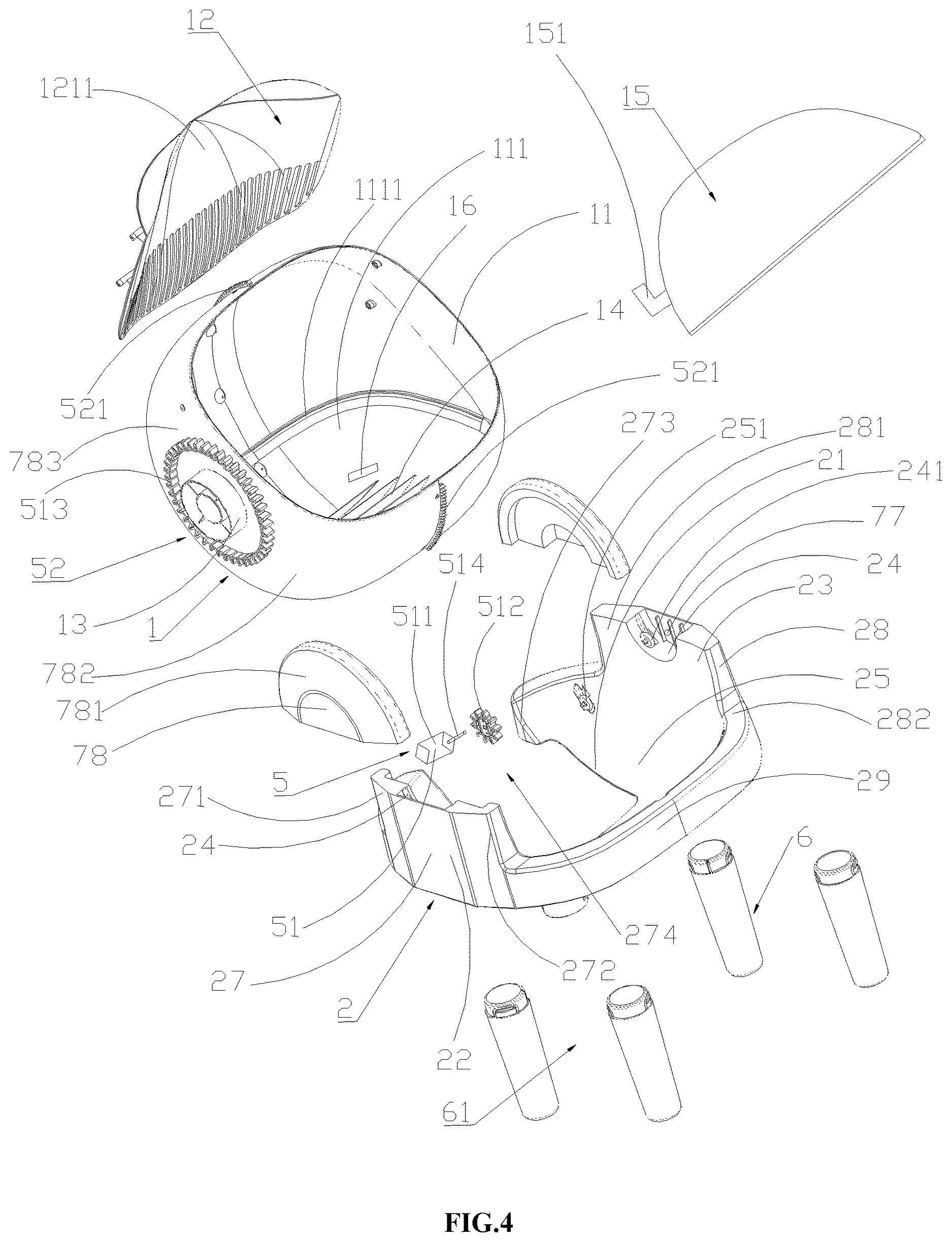 Patent US12610922 Figure 4 – Pet toilet