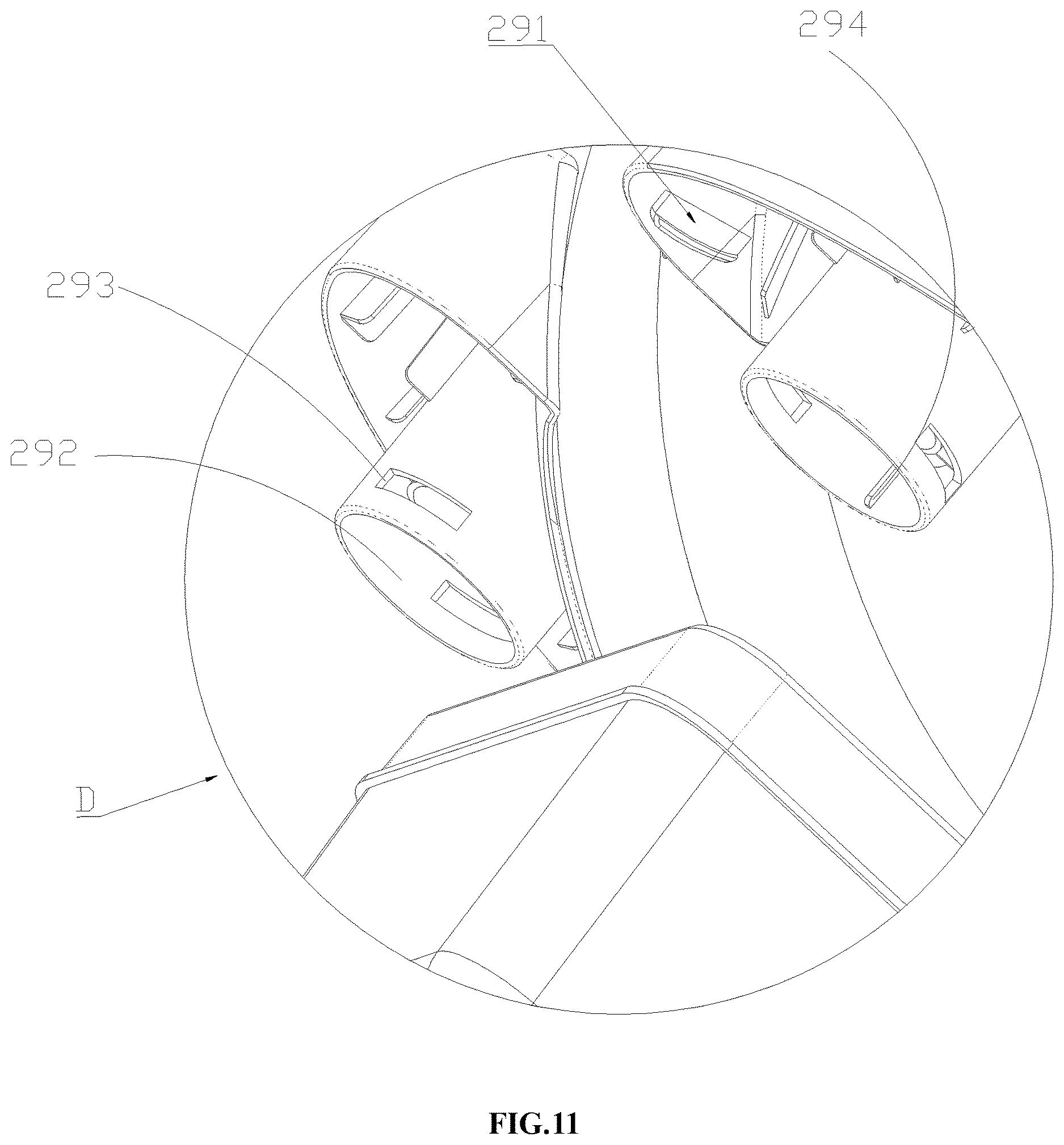 Patent US12610922 Figure 11 – Pet toilet