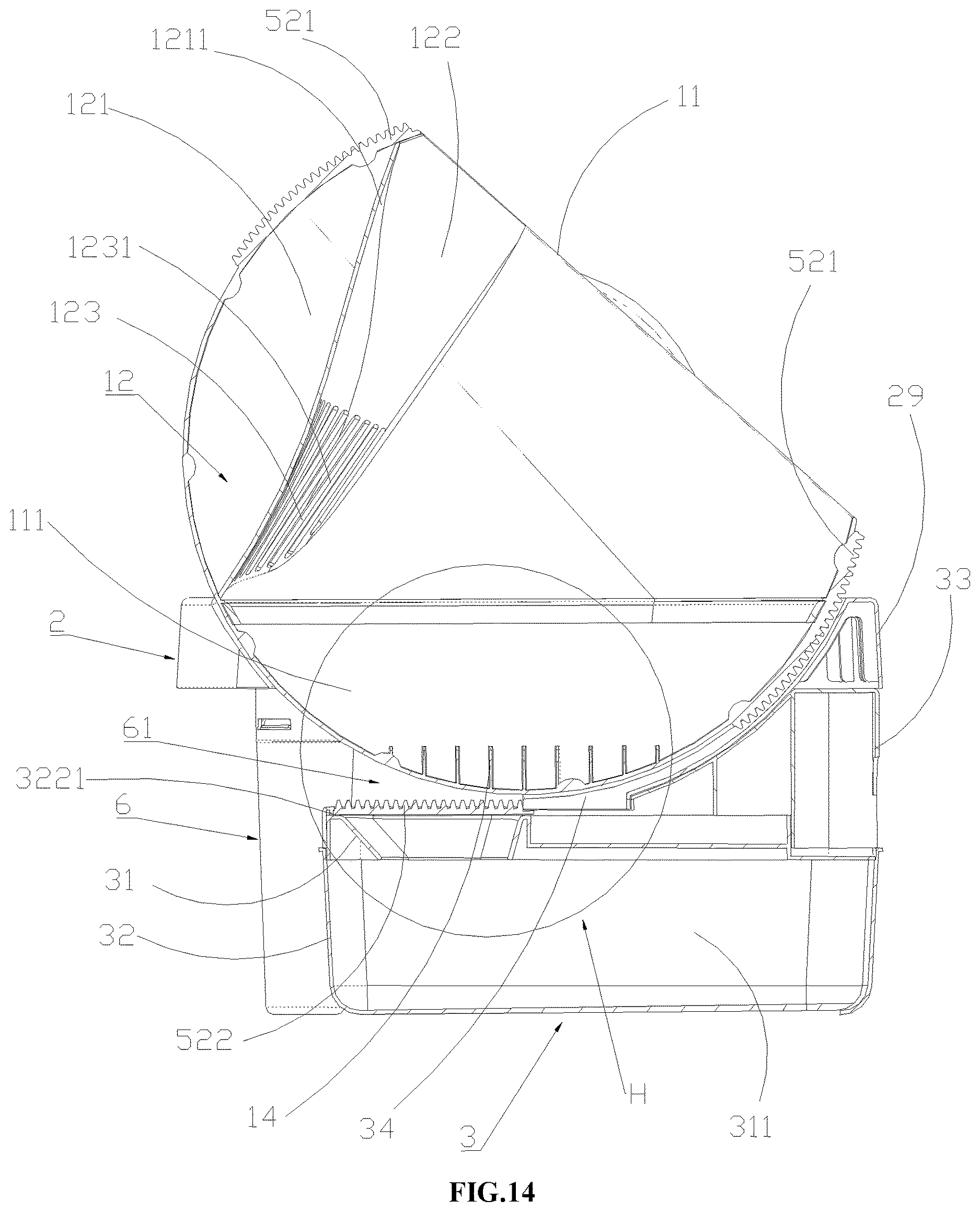 Patent US12610922 Figure 14 – Pet toilet