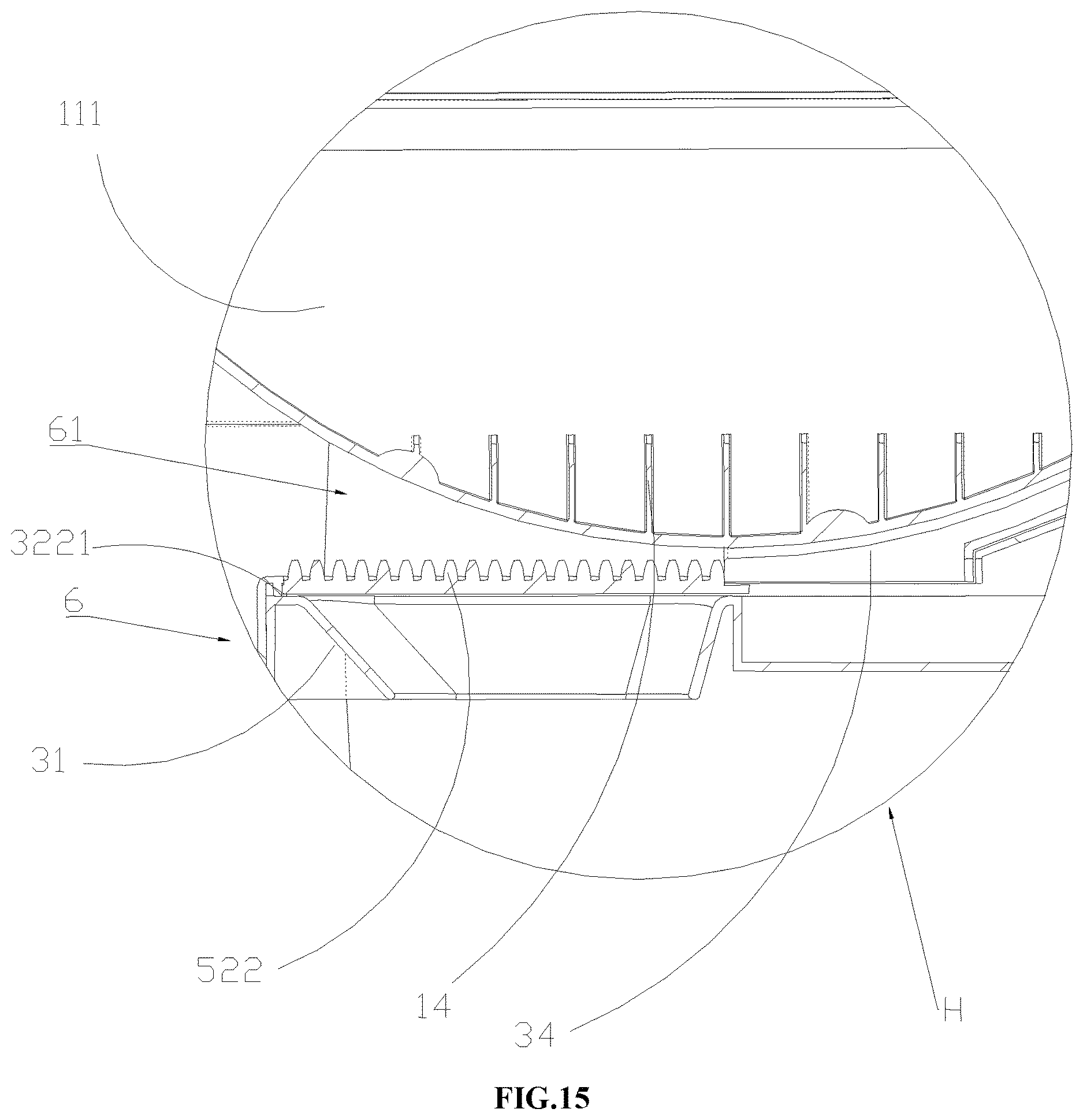 Patent US12610922 Figure 15 – Pet toilet