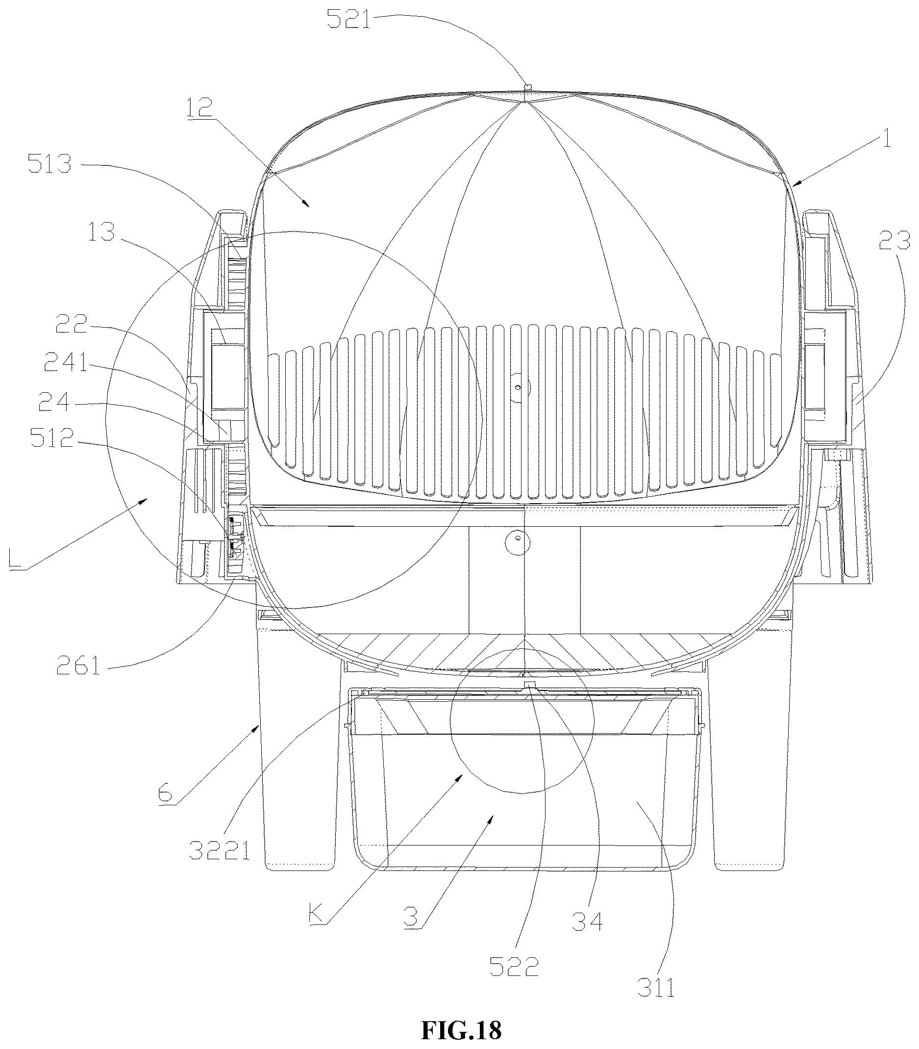 Patent US12610922 Figure 18 – Pet toilet