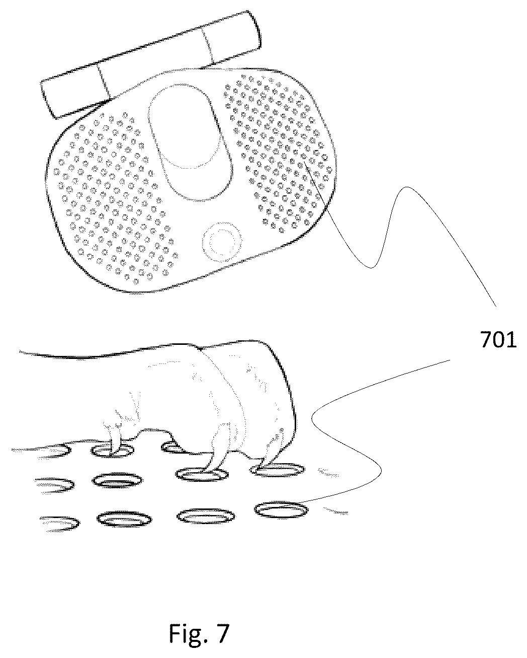 Patent US12610923 Figure 4 – Shoulder-mounted platform system