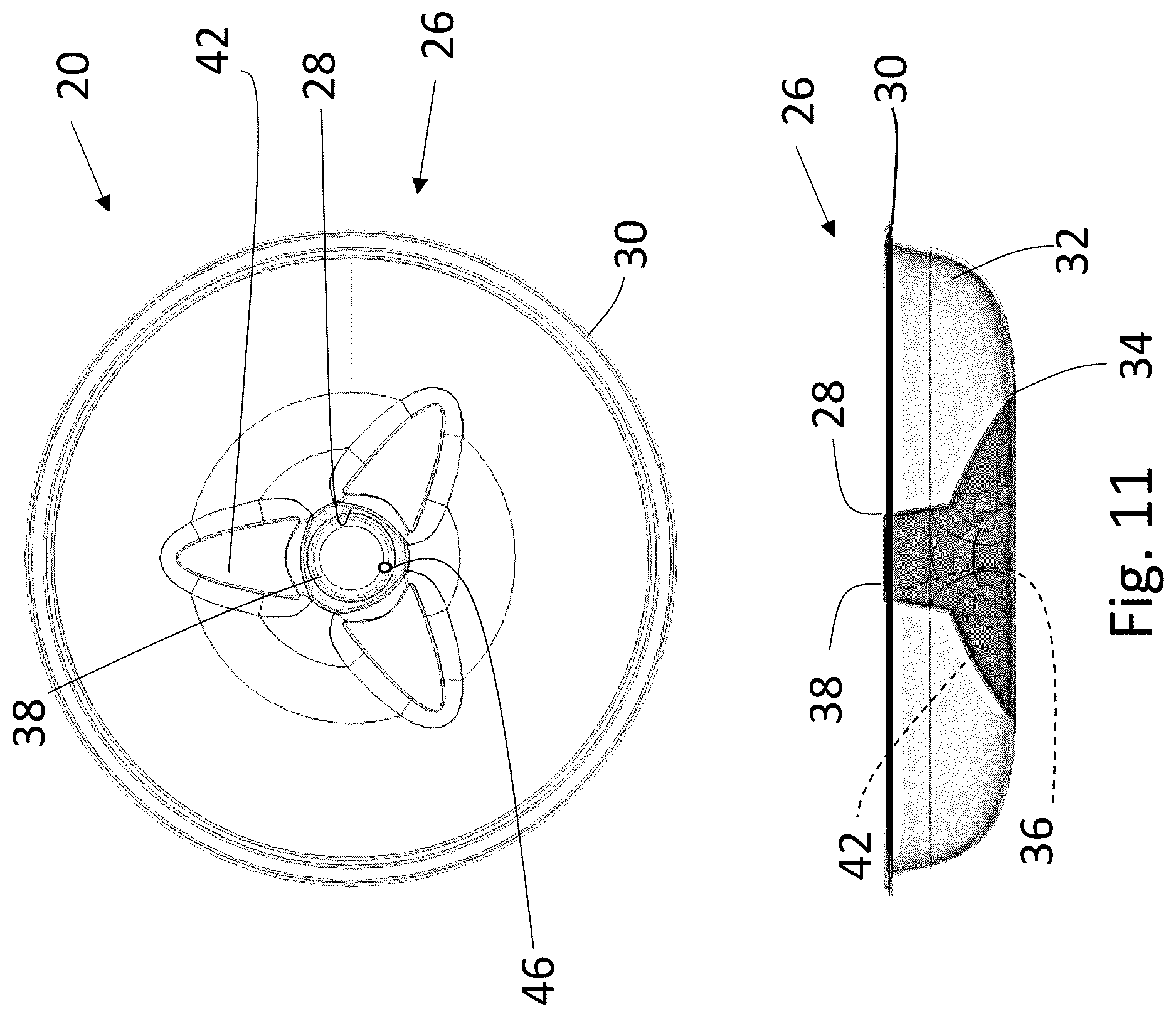Patent US12610924 Figure 7 – Insect infiltration protection apparatus for pole mounted bird feeder