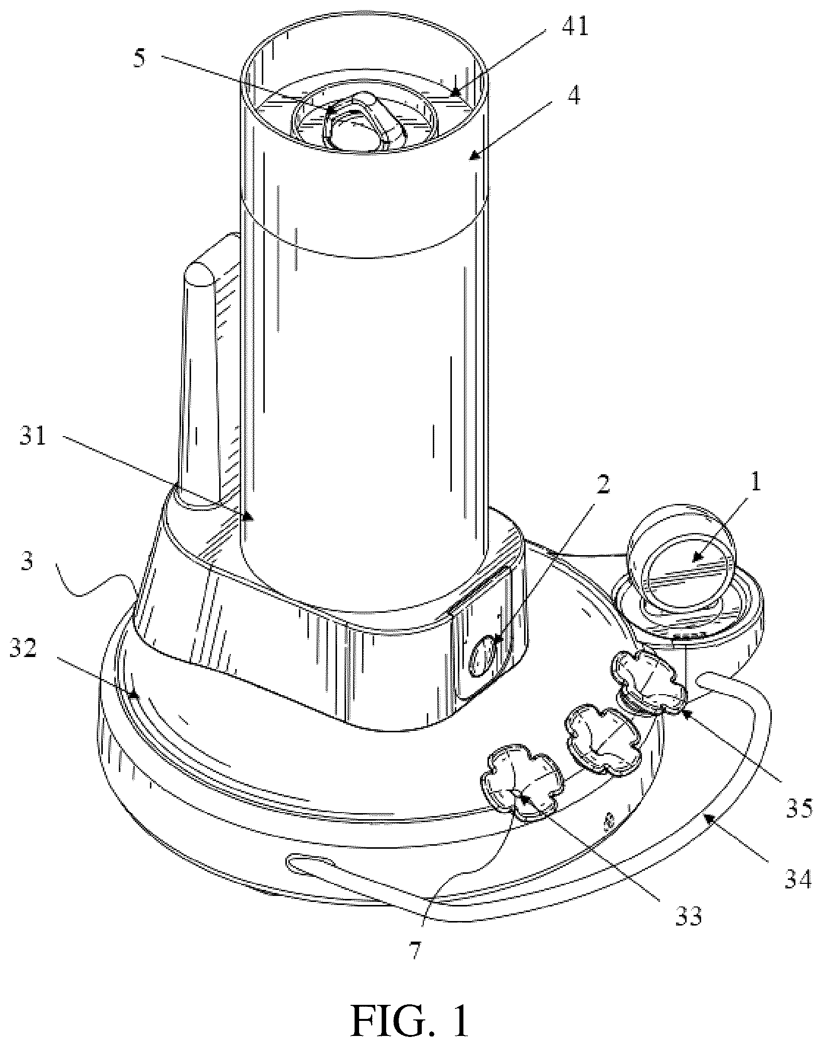 Patent US12610925 Figure 1 – Bird feeder