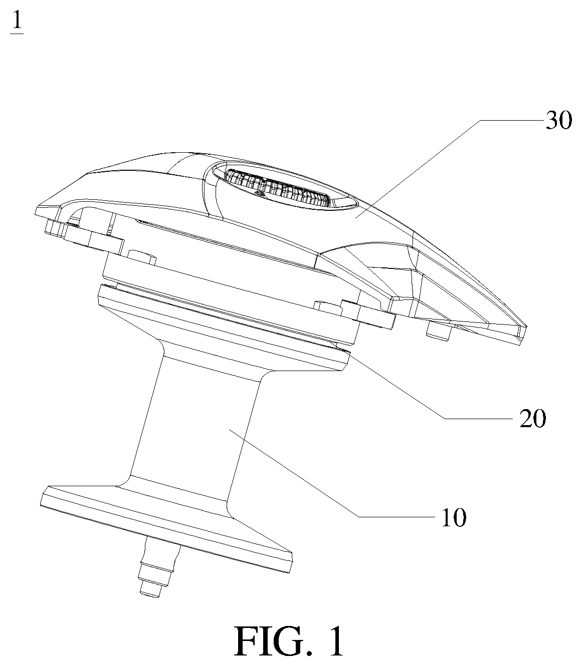 Patent US12610929 Figure 1 – Brake mechanism, bait casting reel, and fishing tackle