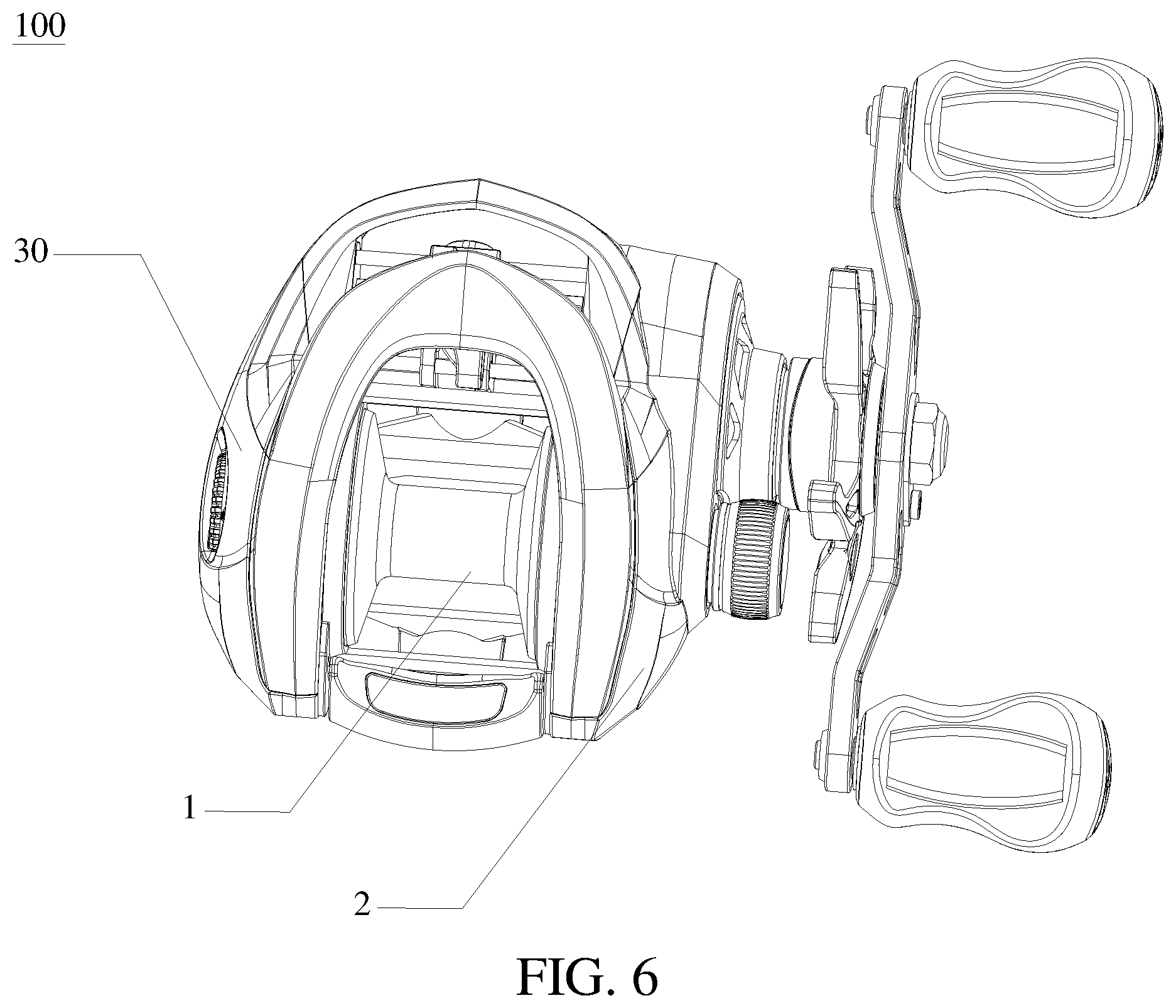 Patent US12610929 Figure 6 – Brake mechanism, bait casting reel, and fishing tackle