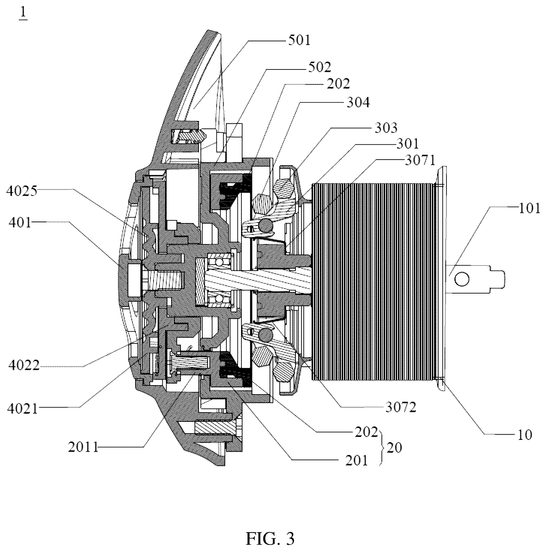 Patent US12610930 Figure 3 – Centrifugal brake mechanism, bait-casting reel and fishing tackle