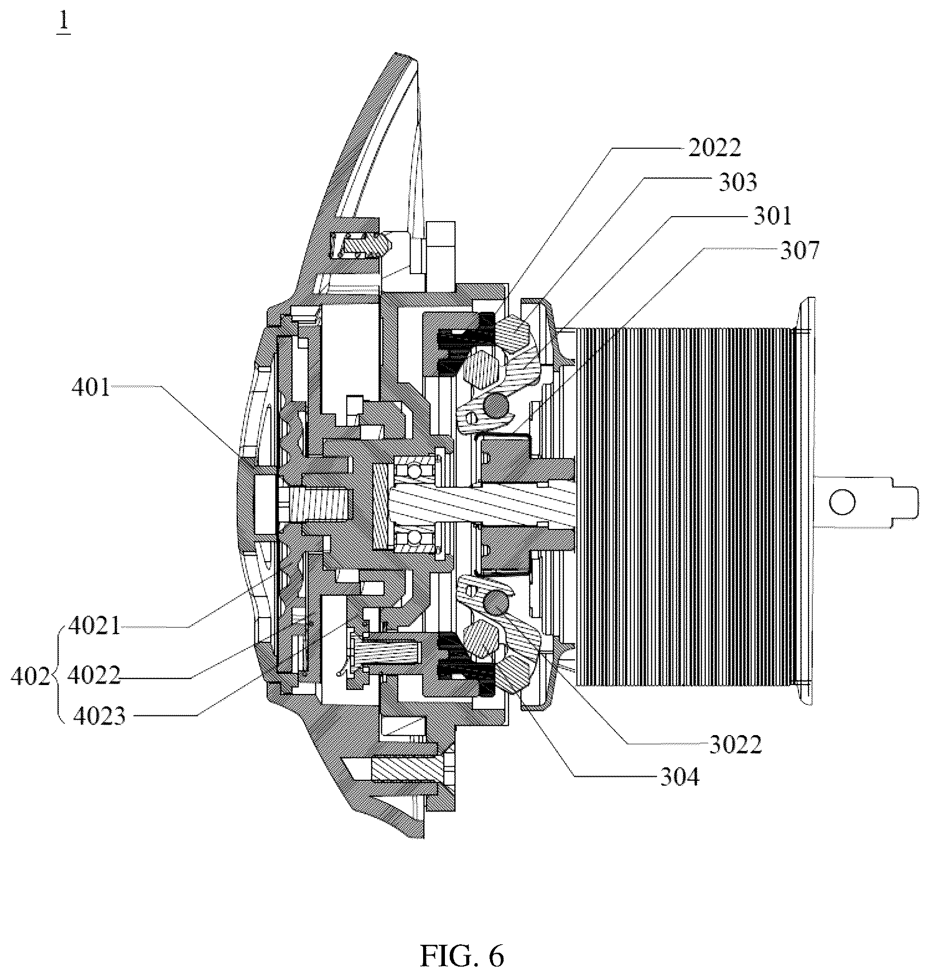 Patent US12610930 Figure 6 – Centrifugal brake mechanism, bait-casting reel and fishing tackle
