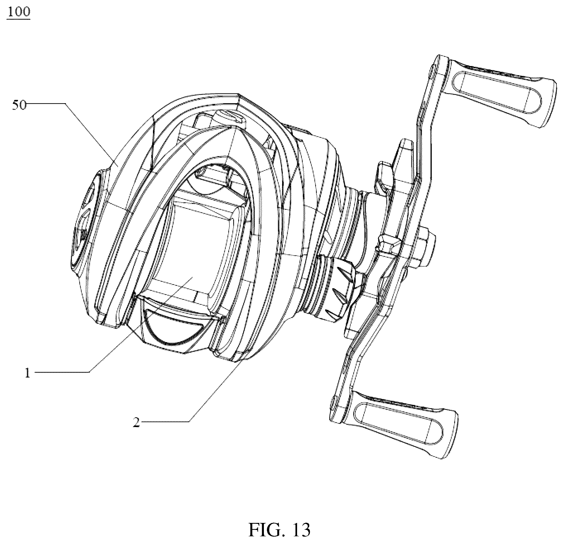 Patent US12610930 Figure 11 – Centrifugal brake mechanism, bait-casting reel and fishing tackle