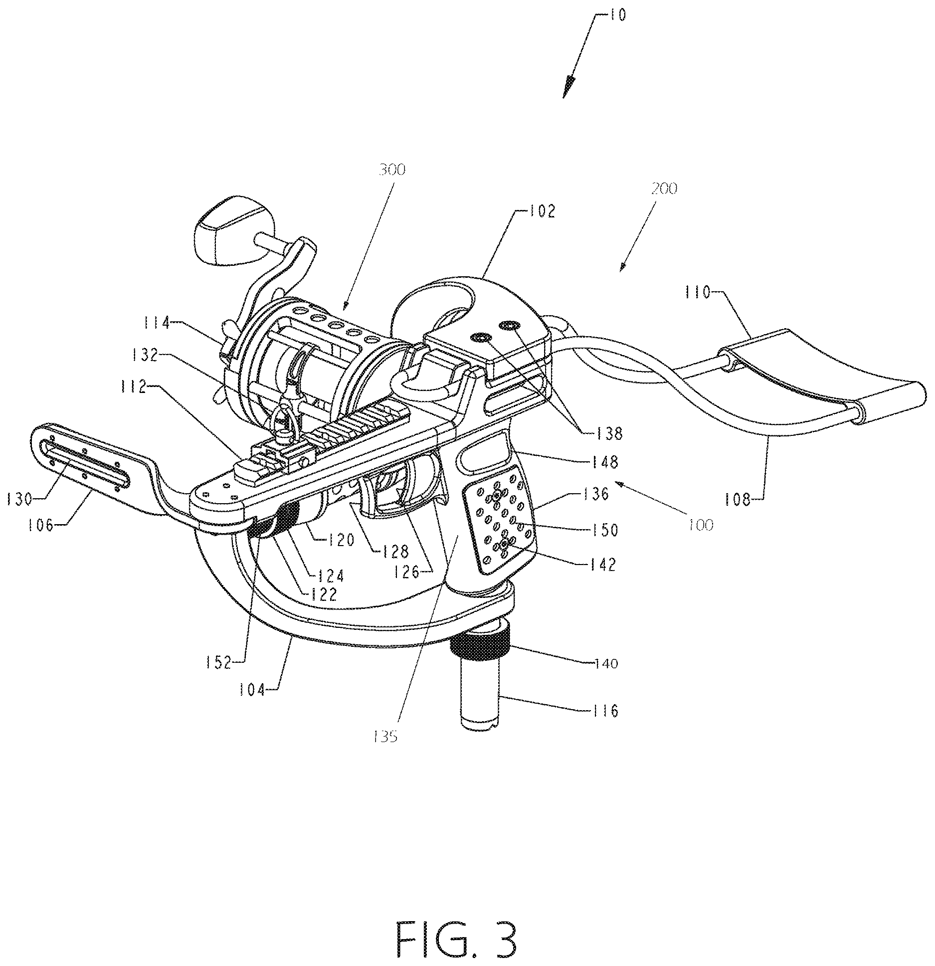 Patent US12610931 Figure 3 – Sling fishing reel