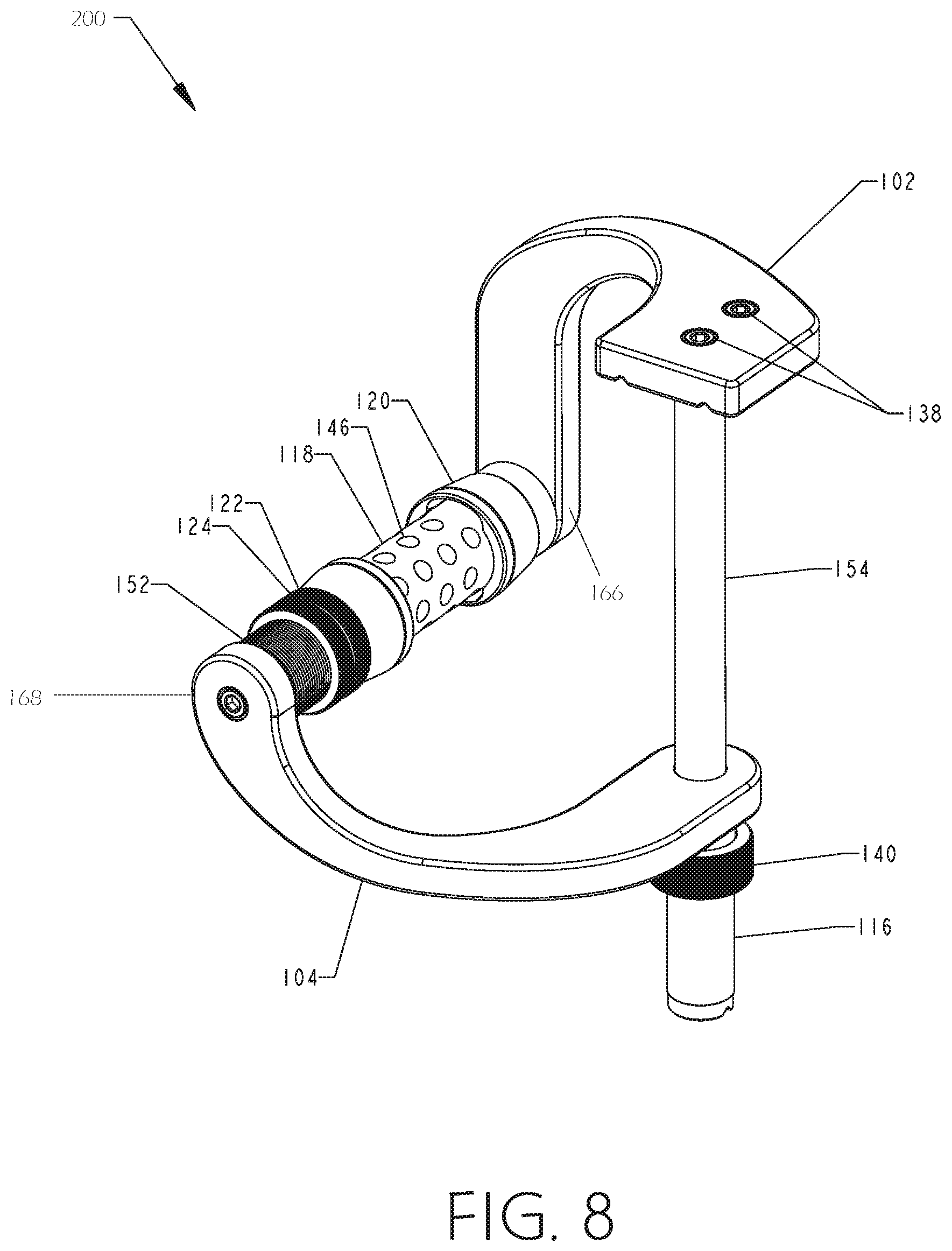 Patent US12610931 Figure 8 – Sling fishing reel