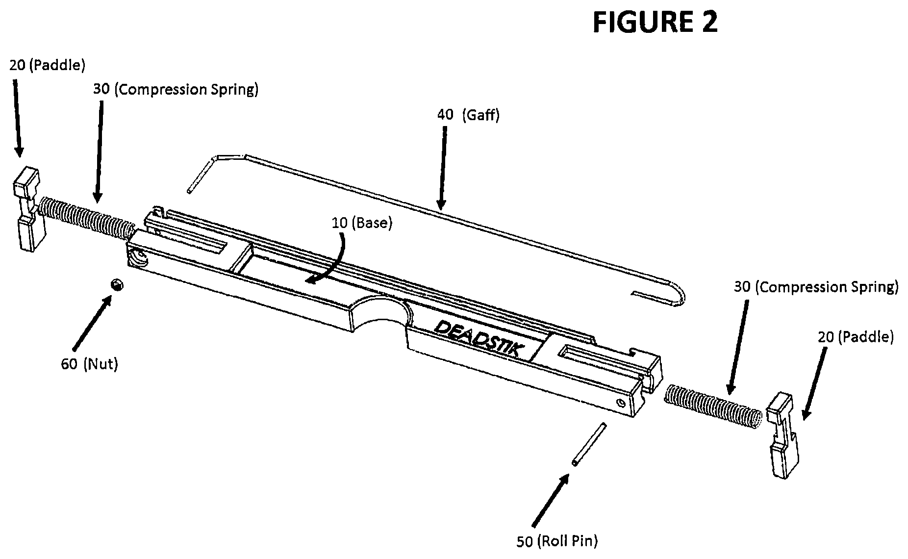 Patent US12610933 Figure 2 – Deadstik fishing hole device