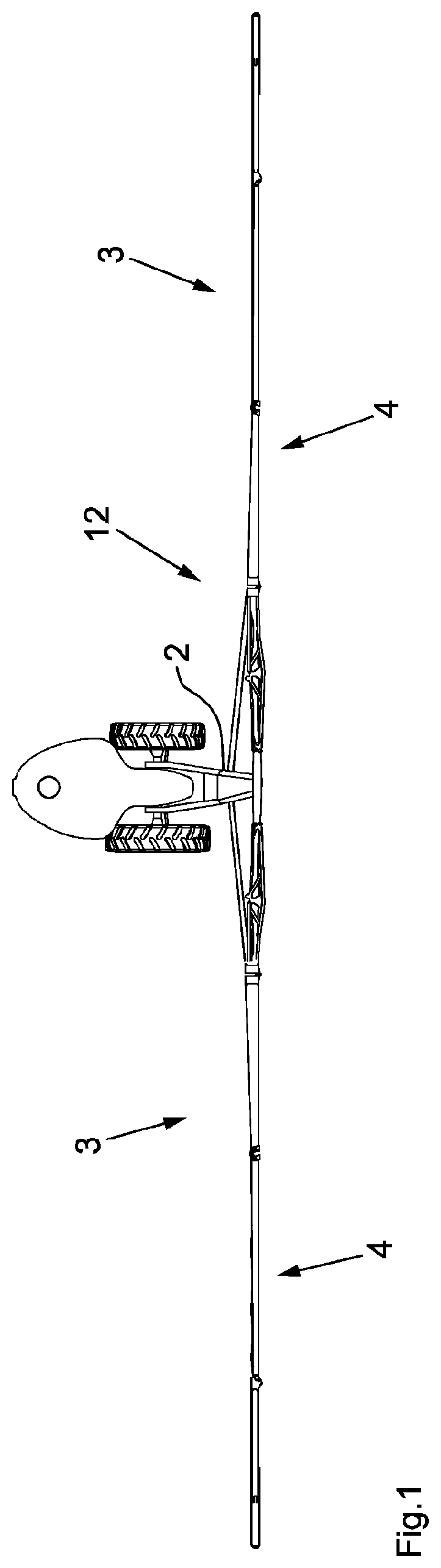 Patent US12610937 Figure 1 – Control and/or regulating system for an agricultural device