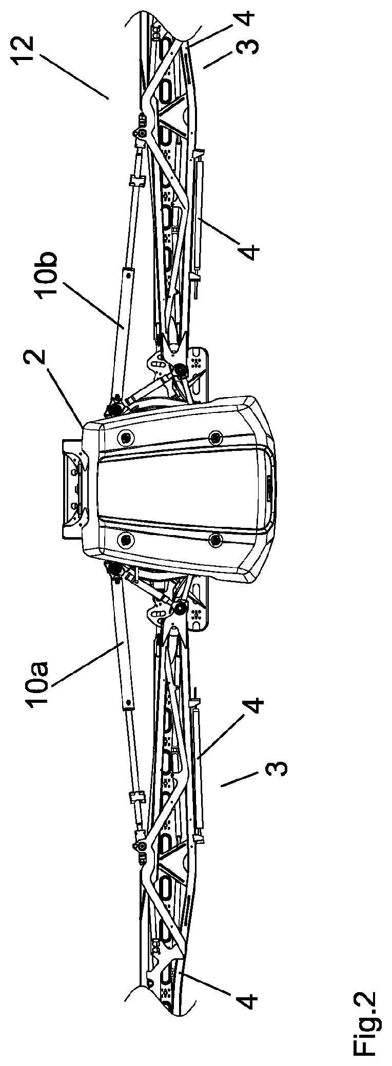 Patent US12610937 Figure 2 – Control and/or regulating system for an agricultural device