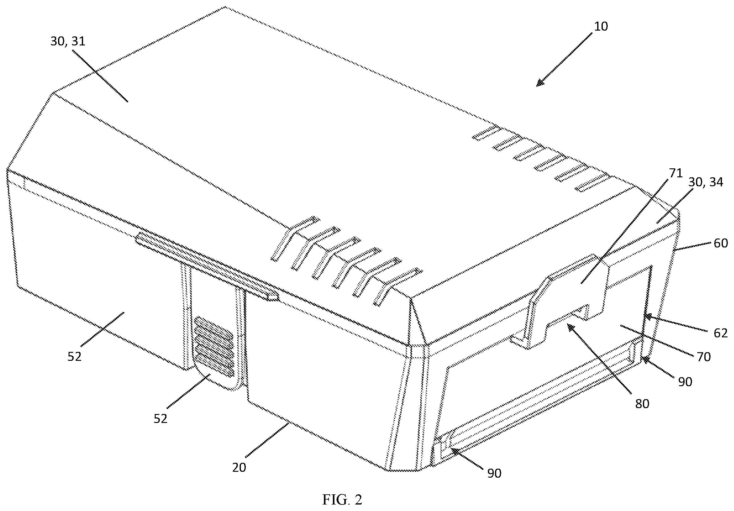 Patent US12610938 Figure 2 – Live catch rodent trap