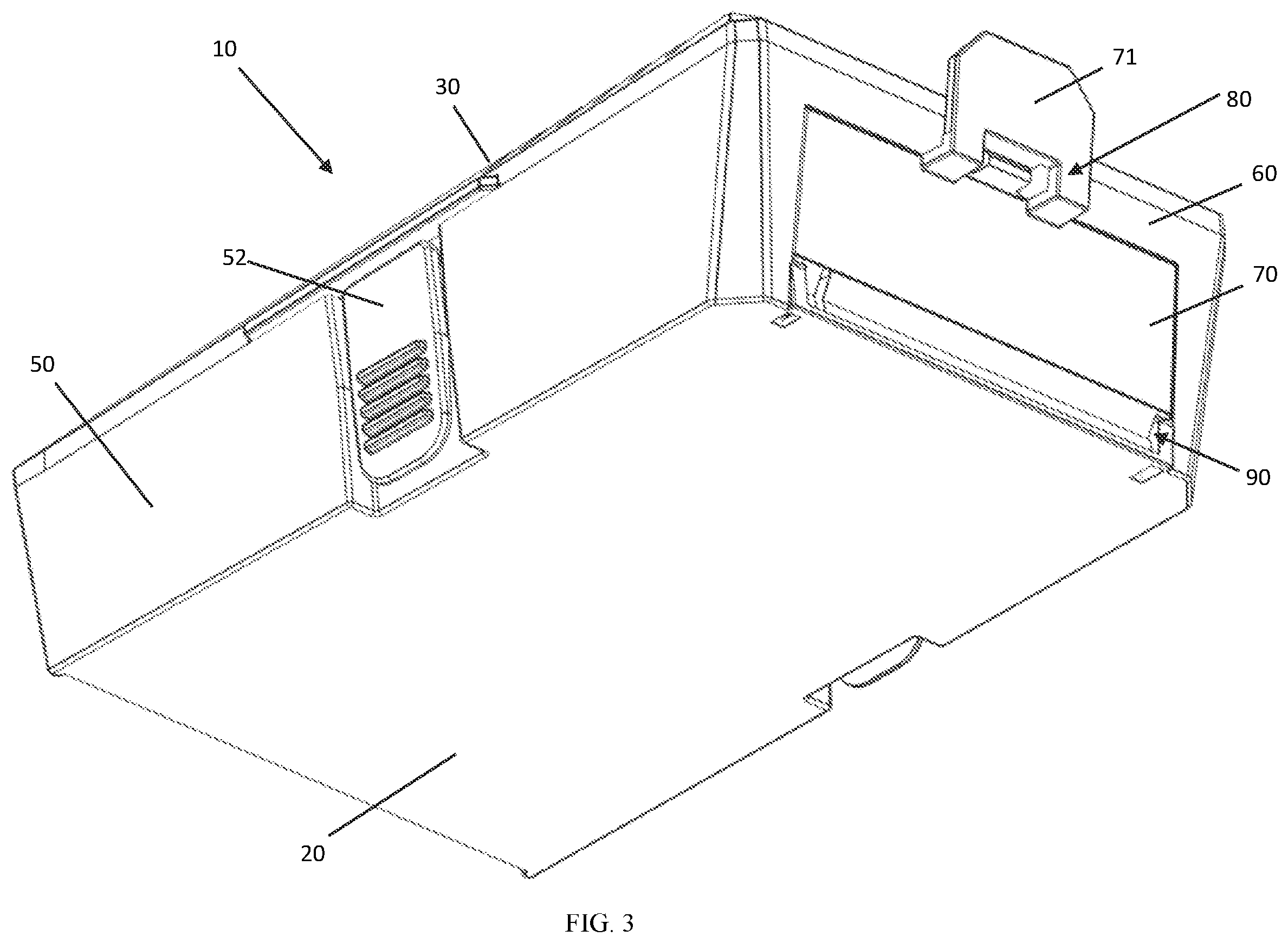 Patent US12610938 Figure 3 – Live catch rodent trap