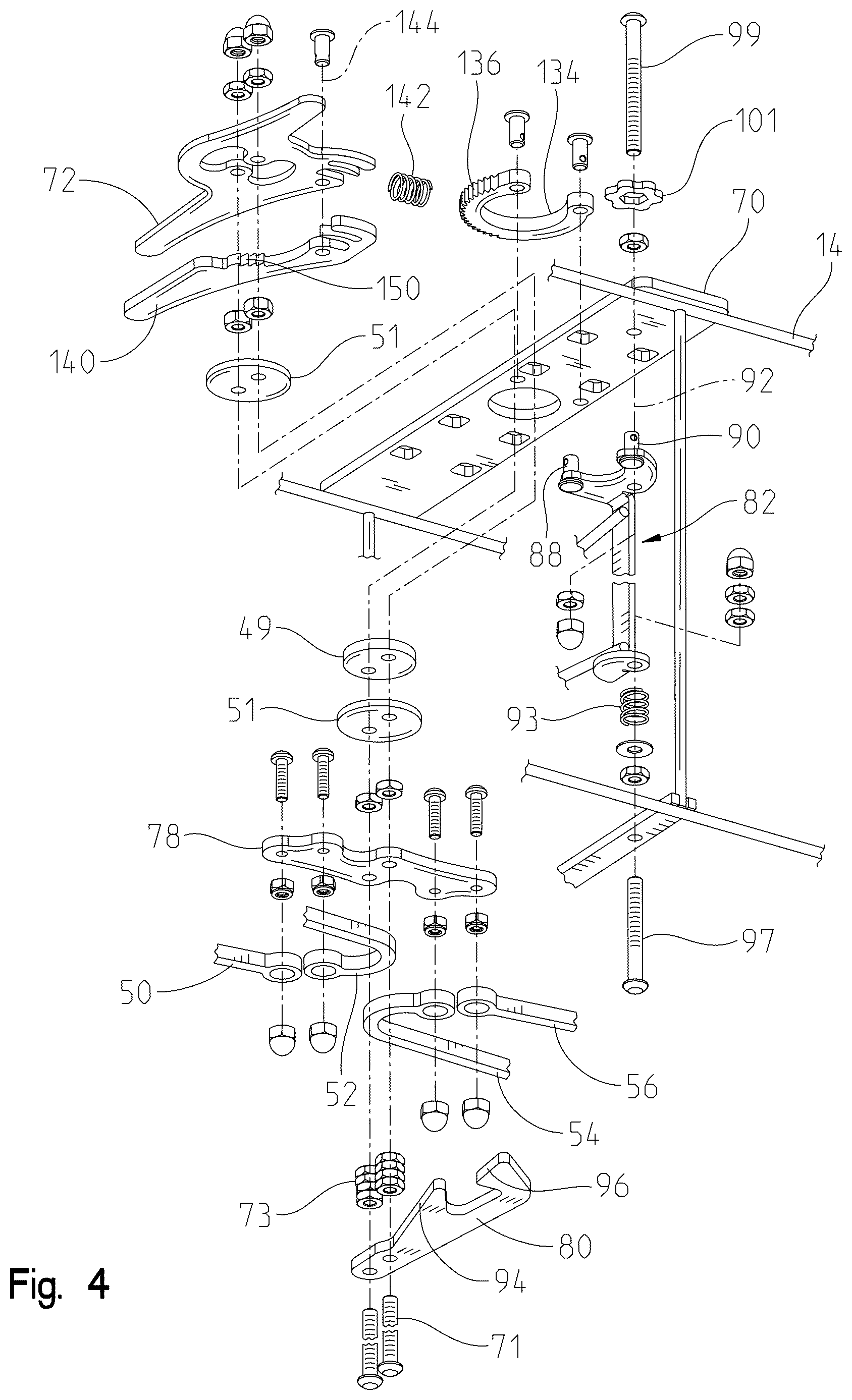 Patent US12610939 Figure 4 – Single-handed trap
