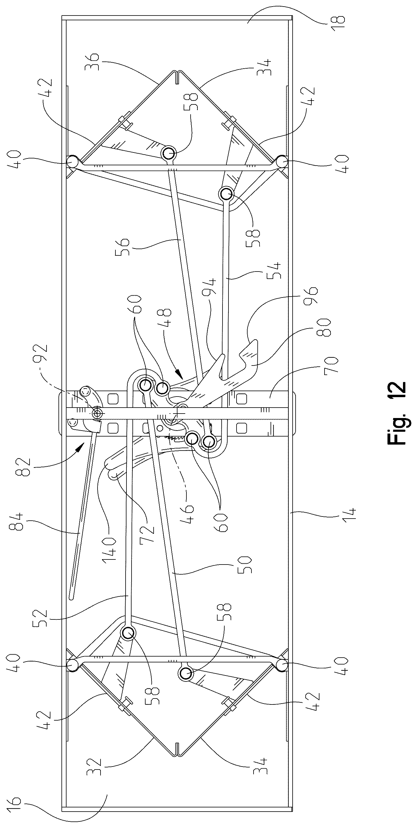 Patent US12610939 Figure 12 – Single-handed trap