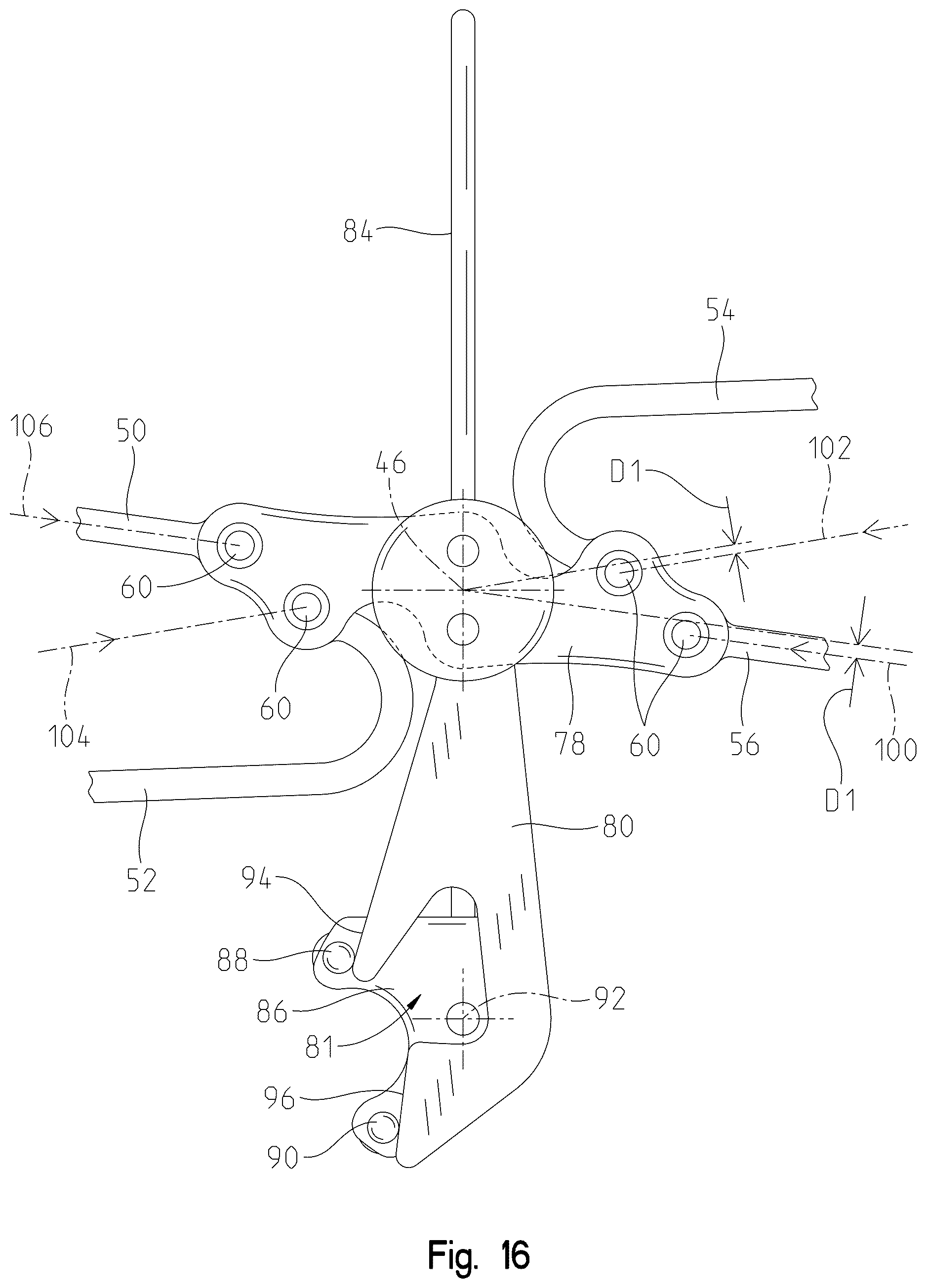 Patent US12610939 Figure 15 – Single-handed trap