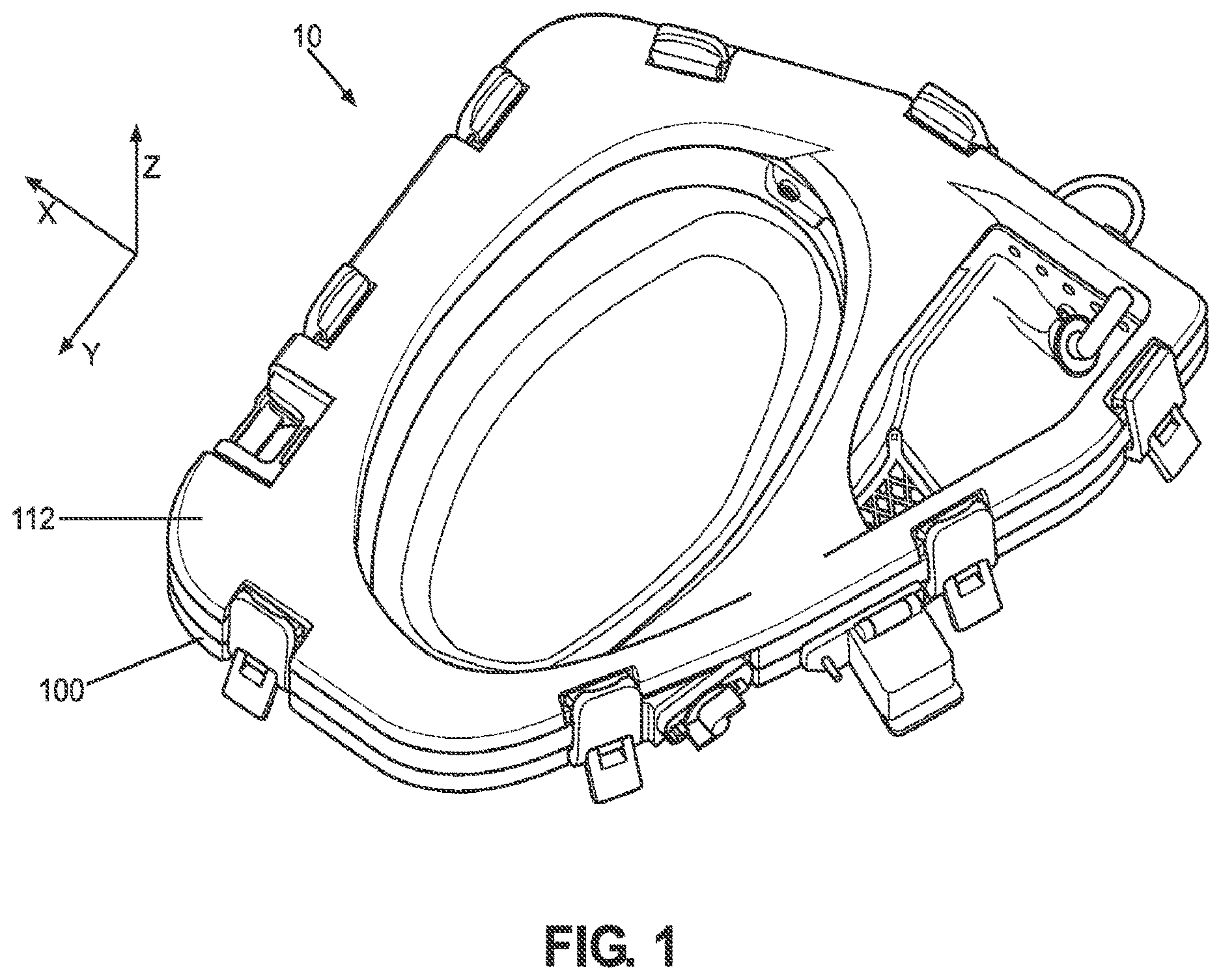 Patent US12610942 Figure 1 – Chamber assembly for premature fetus