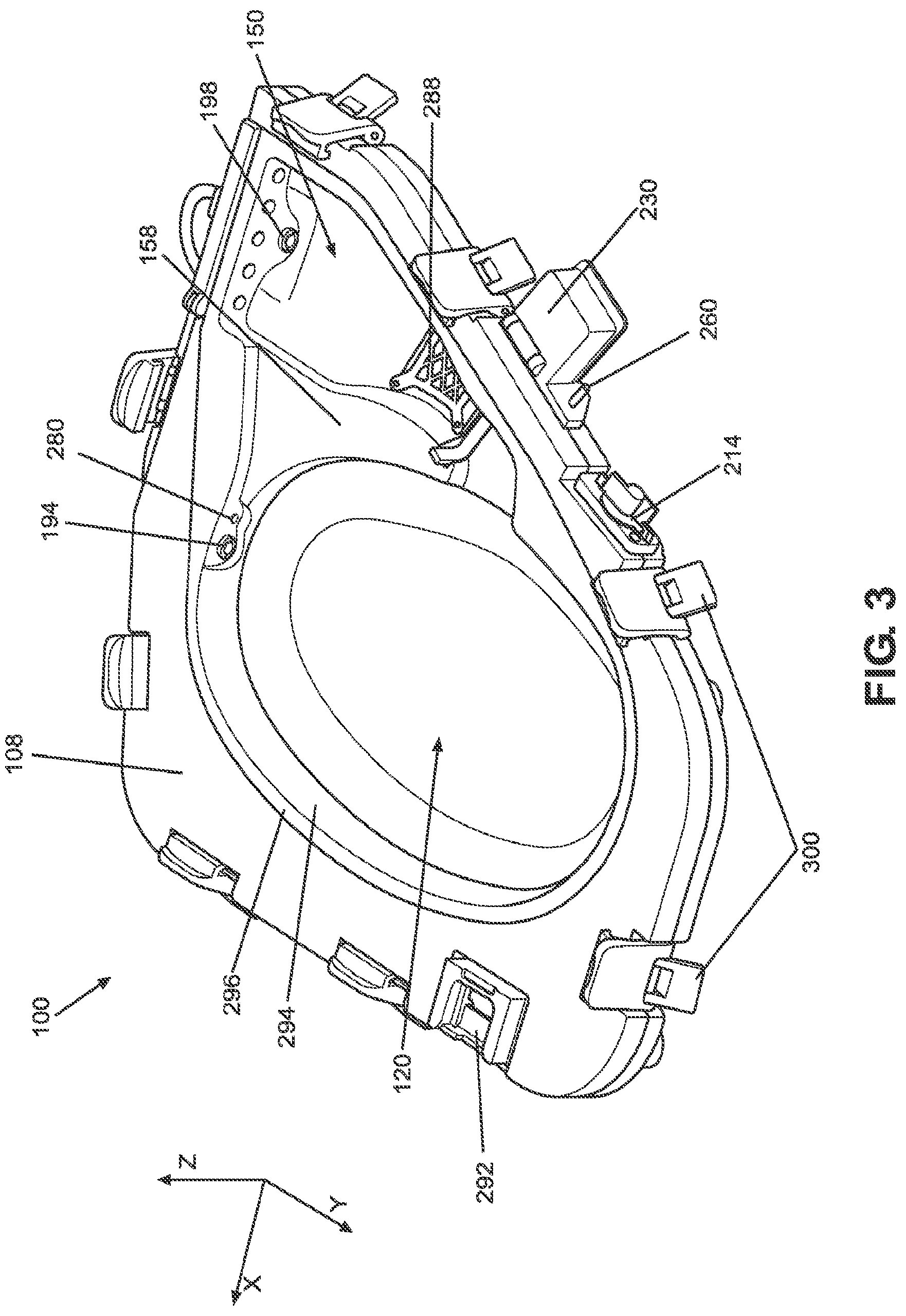 Patent US12610942 Figure 3 – Chamber assembly for premature fetus