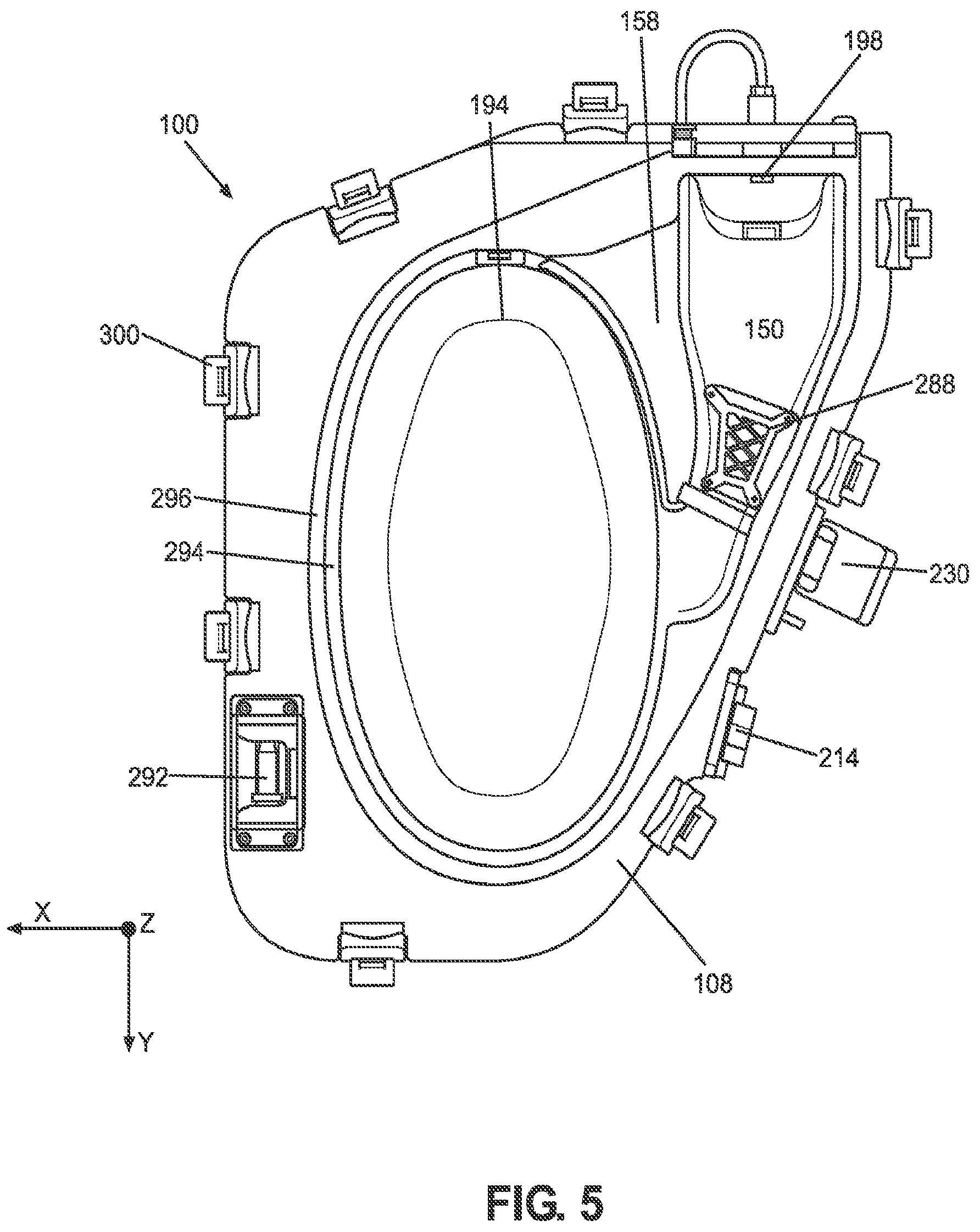Patent US12610942 Figure 5 – Chamber assembly for premature fetus