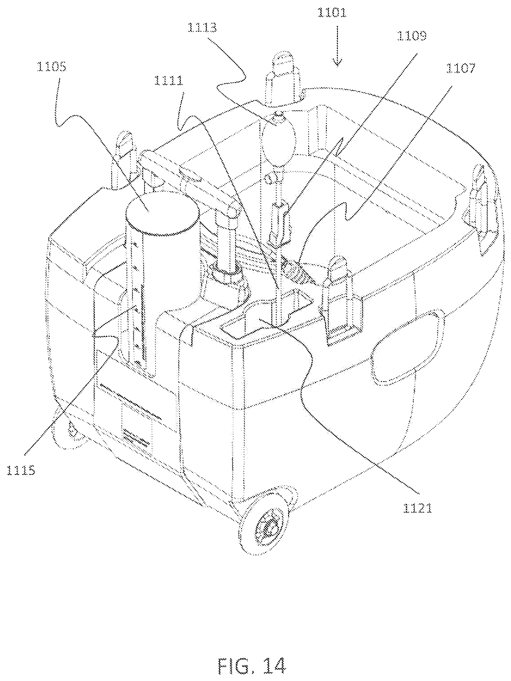 Patent US12610943 Figure 14 – Apparatus for tissue transport and preservation