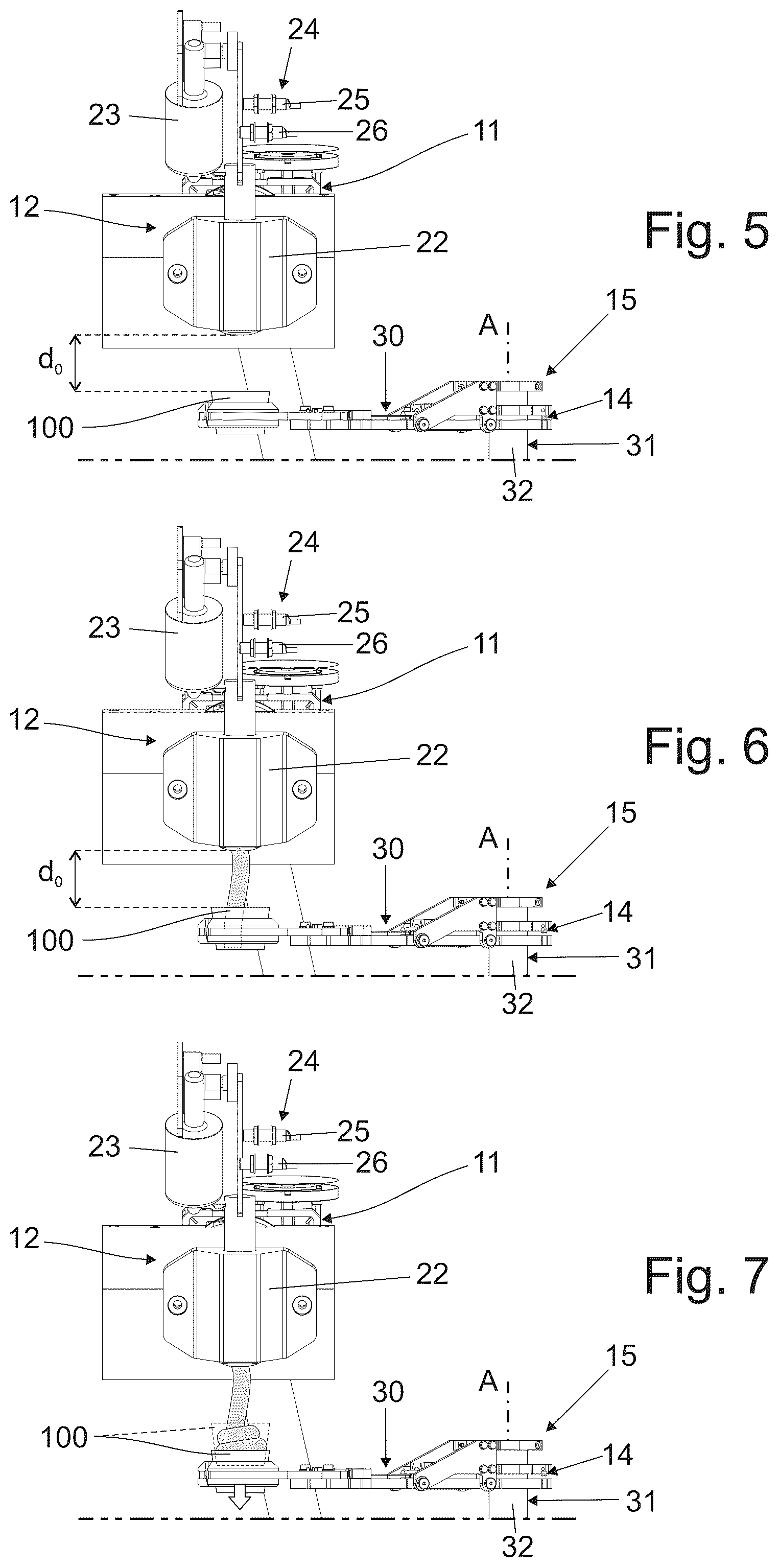 Patent US12610967 Figure 5 – Vending machine for ice-cream and the like and operating method thereof