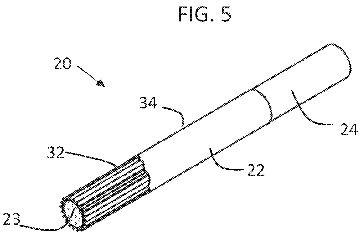 Patent US12610978 Figure 8 – Smoking capsule with resistive heating element